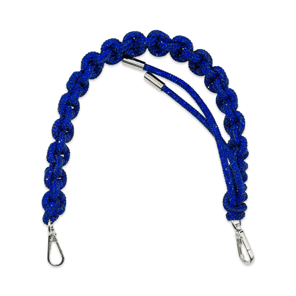 Sapphire Rhinestone Bag Strap