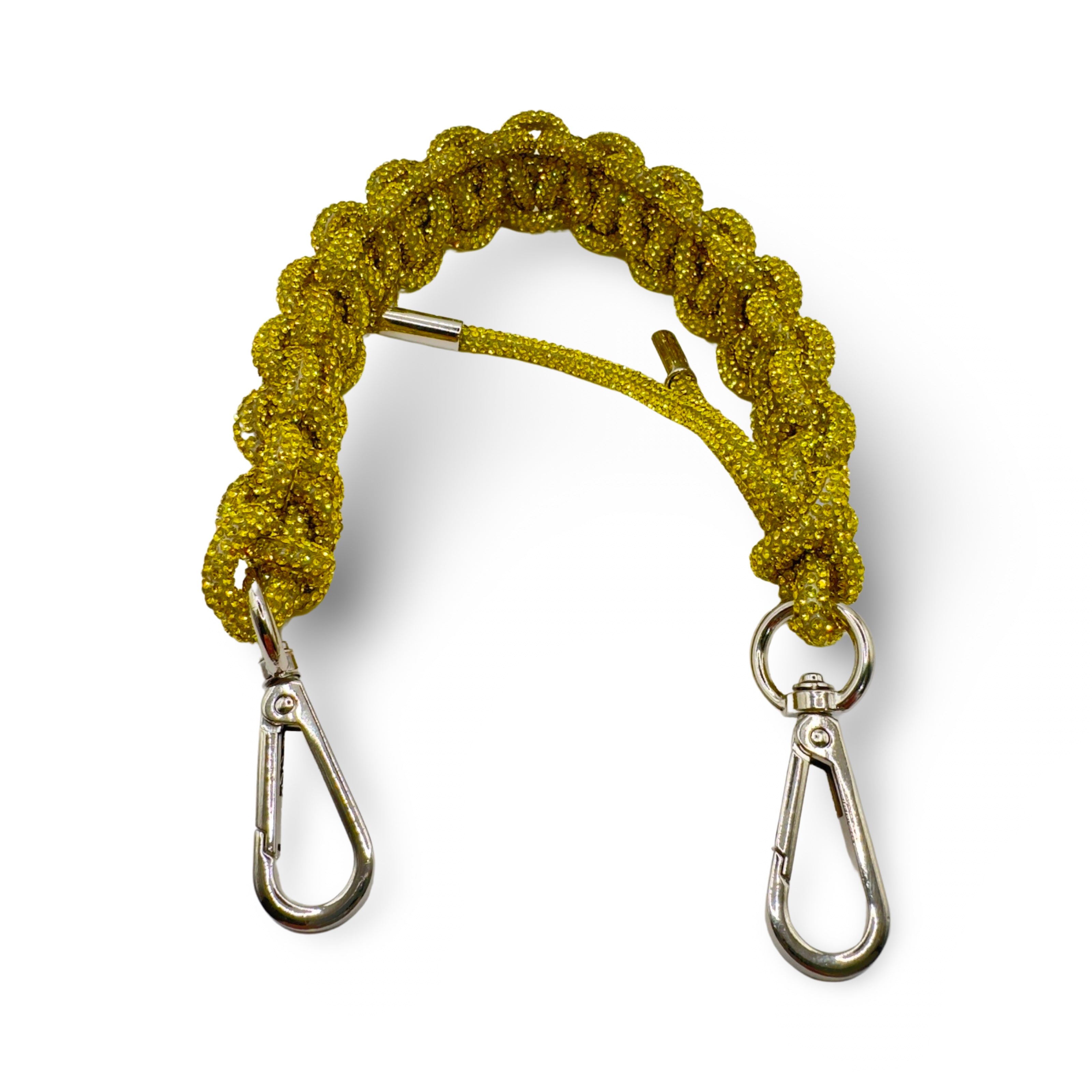 Citrine Rhinestone Bag Strap