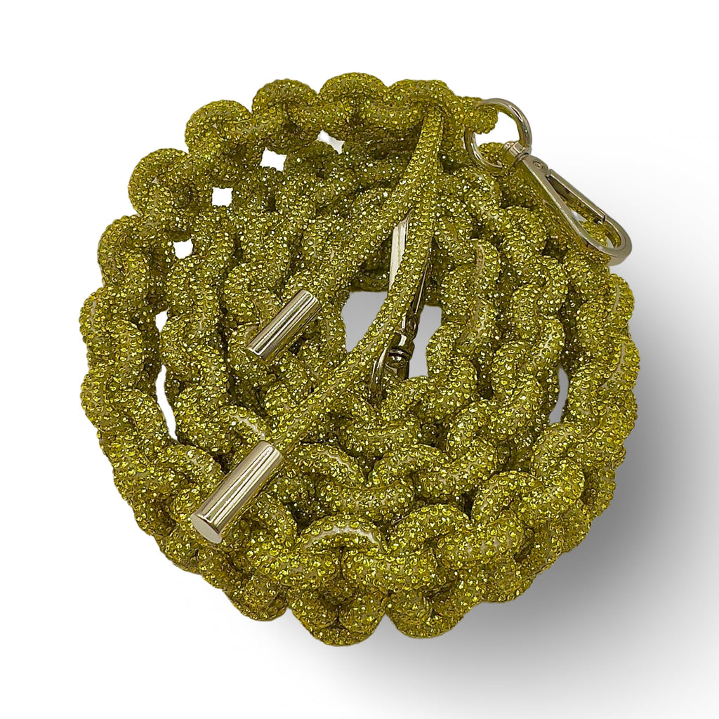 Citrine Rhinestone Bag Strap