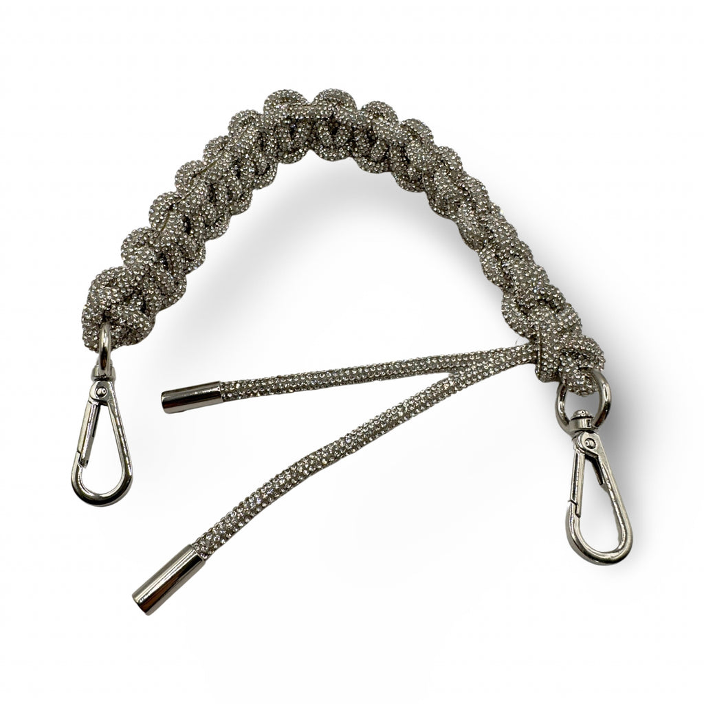 Crystal Clear Rhinestone Bag Strap