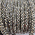 Black Diamond Corded Rhinestone Rope
