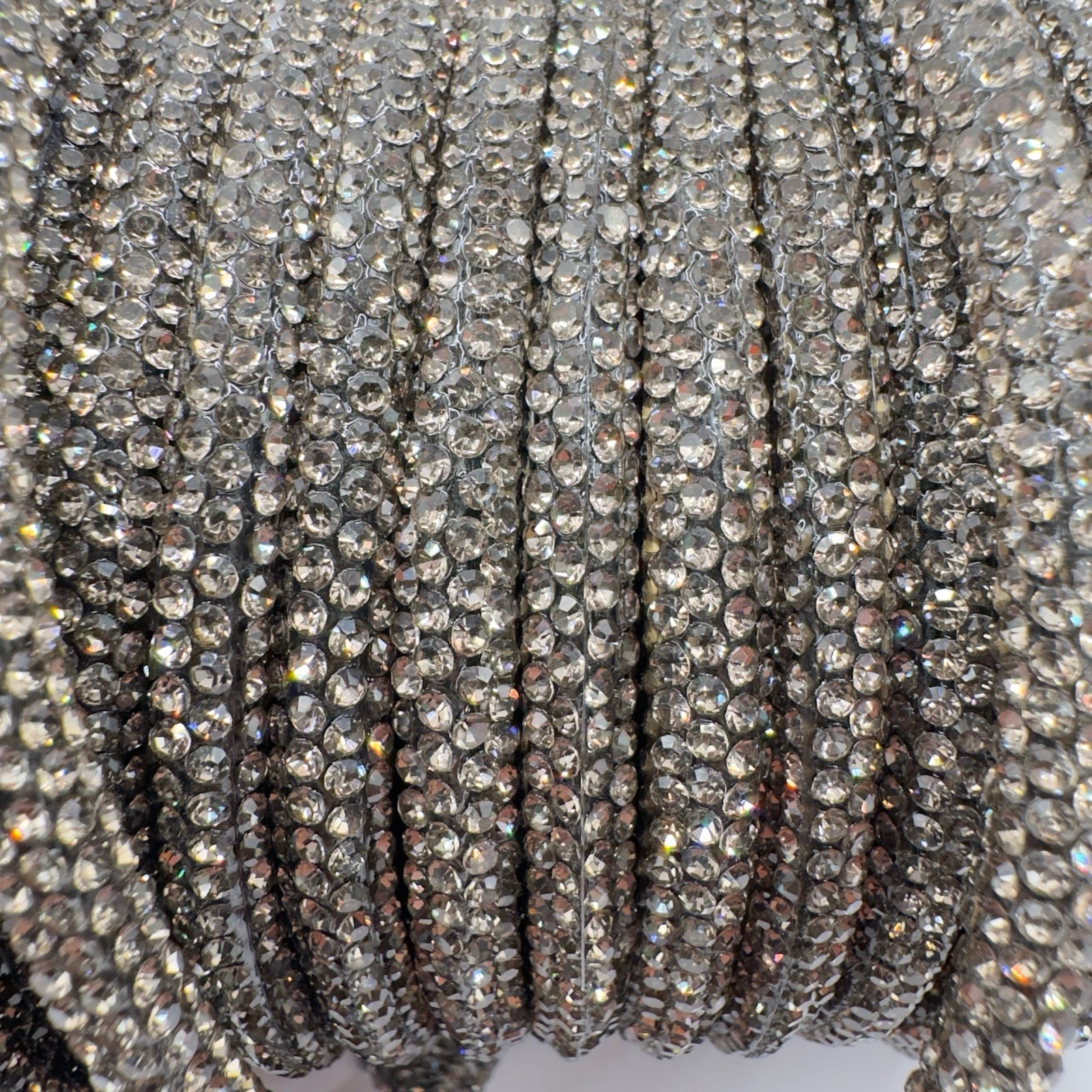 Black Diamond Corded Rhinestone Rope