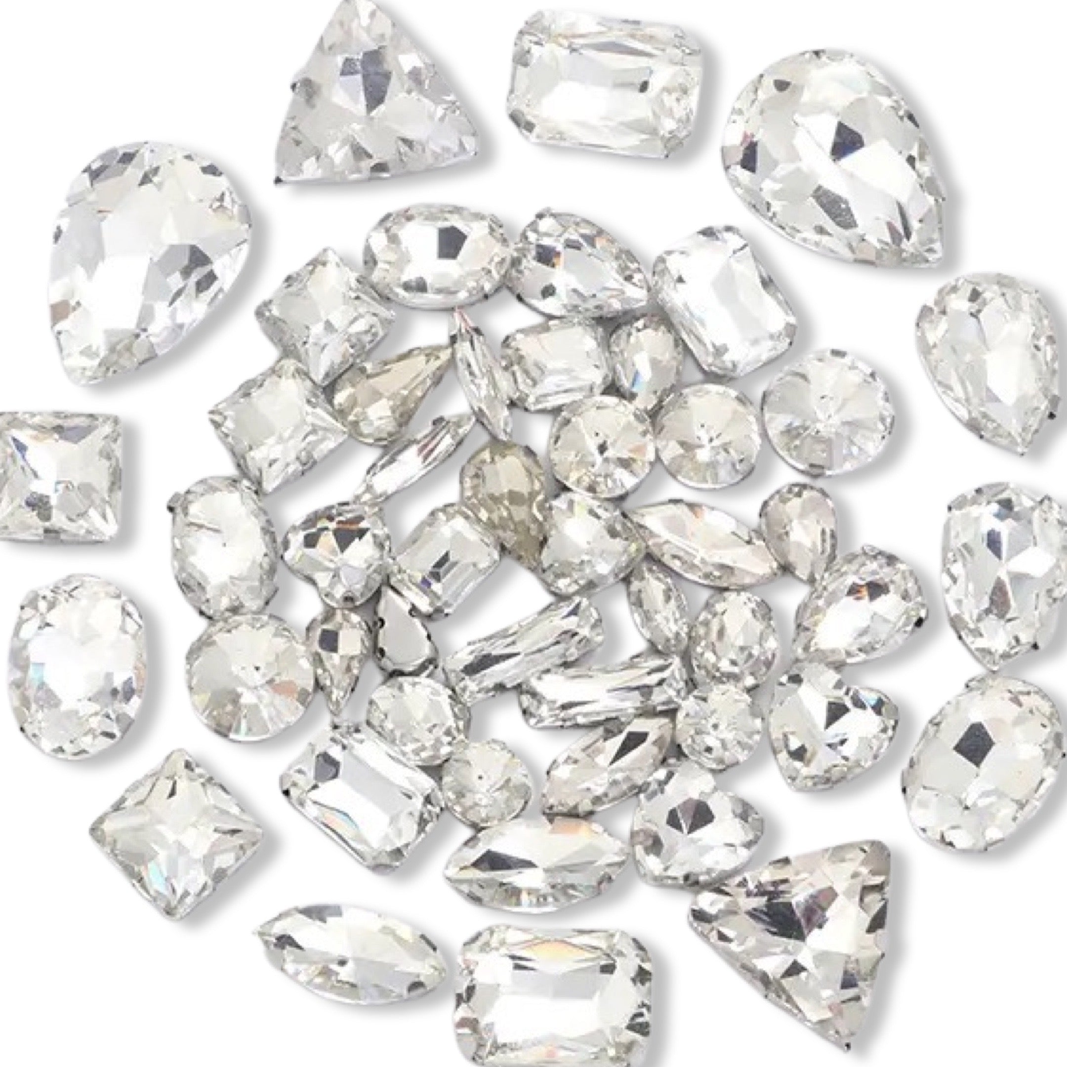 Crystal Clear Clawback Mixed Shapes Pack