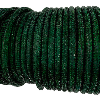 Emerald Corded Rhinestone Rope