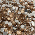 Champagne Resin Silver Back Rhinestones