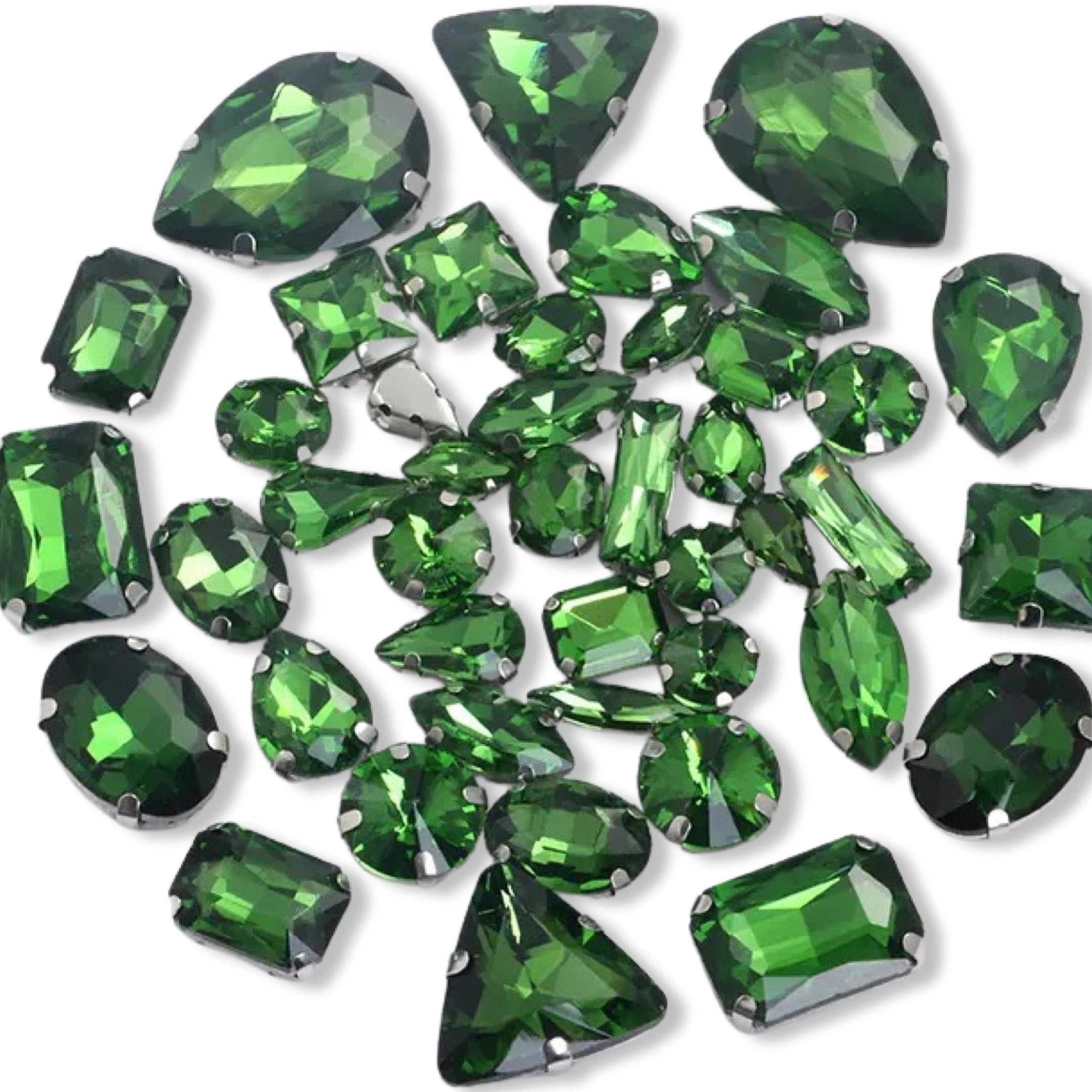Peridot Clawback Mixed Shapes Pack