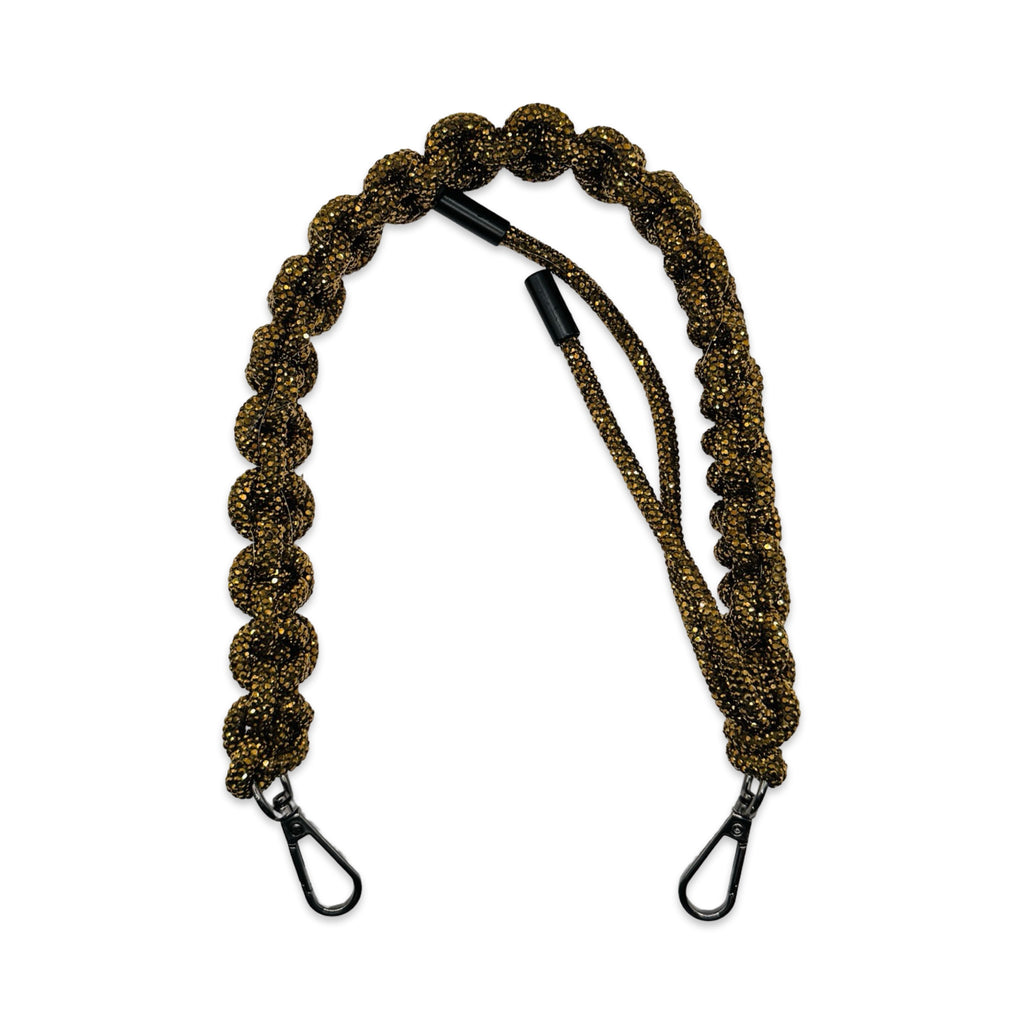 Mine Gold Rhinestone Bag Strap