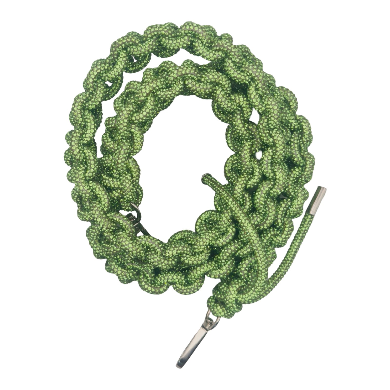 Light Peridot Rhinestone Bag Strap