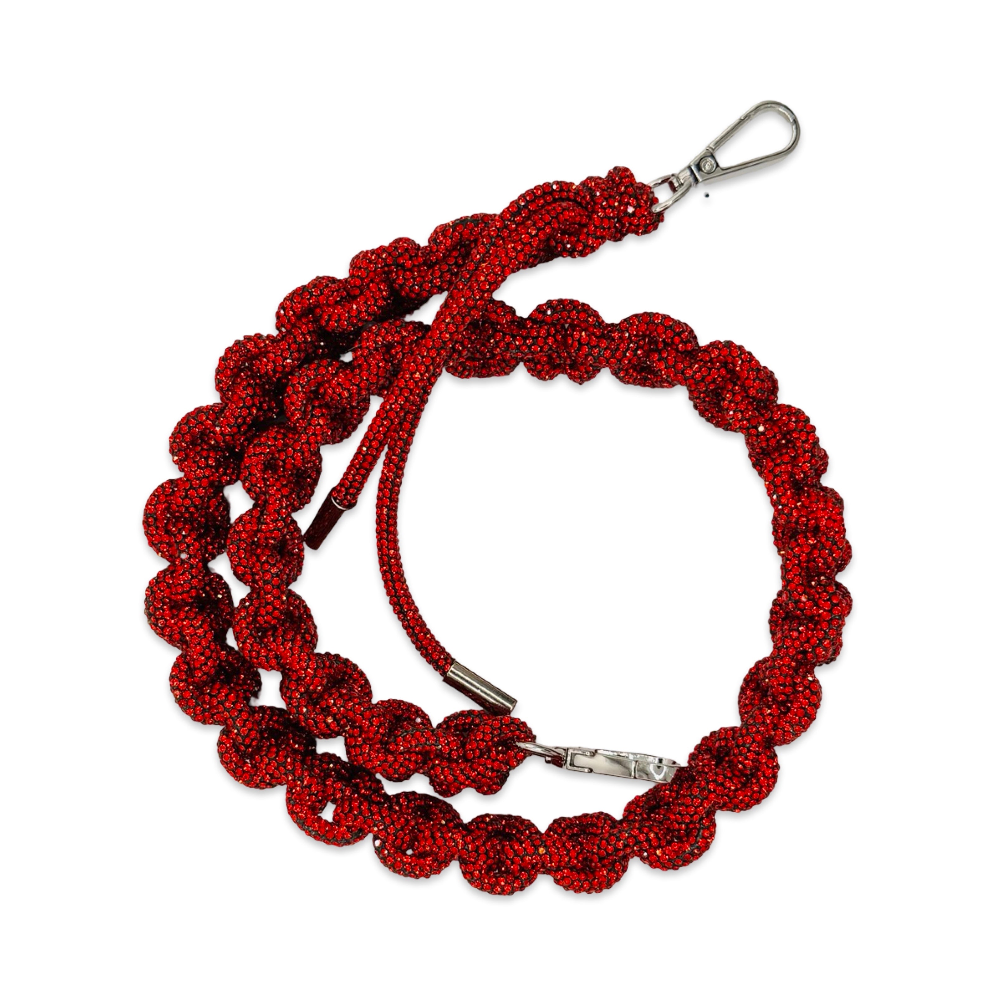 Siam Rhinestone Bag Strap