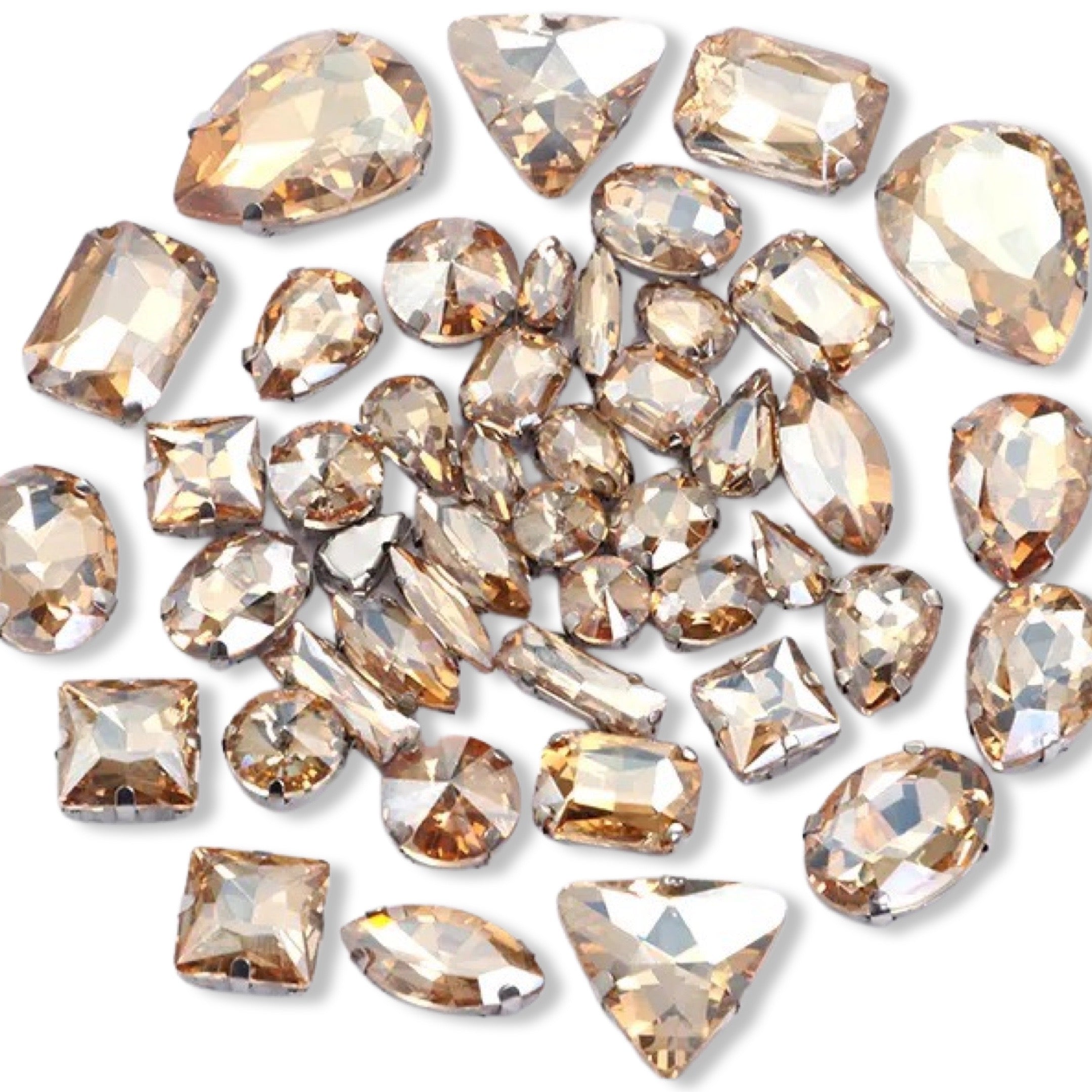 Champagne Clawback Mixed Shapes Pack