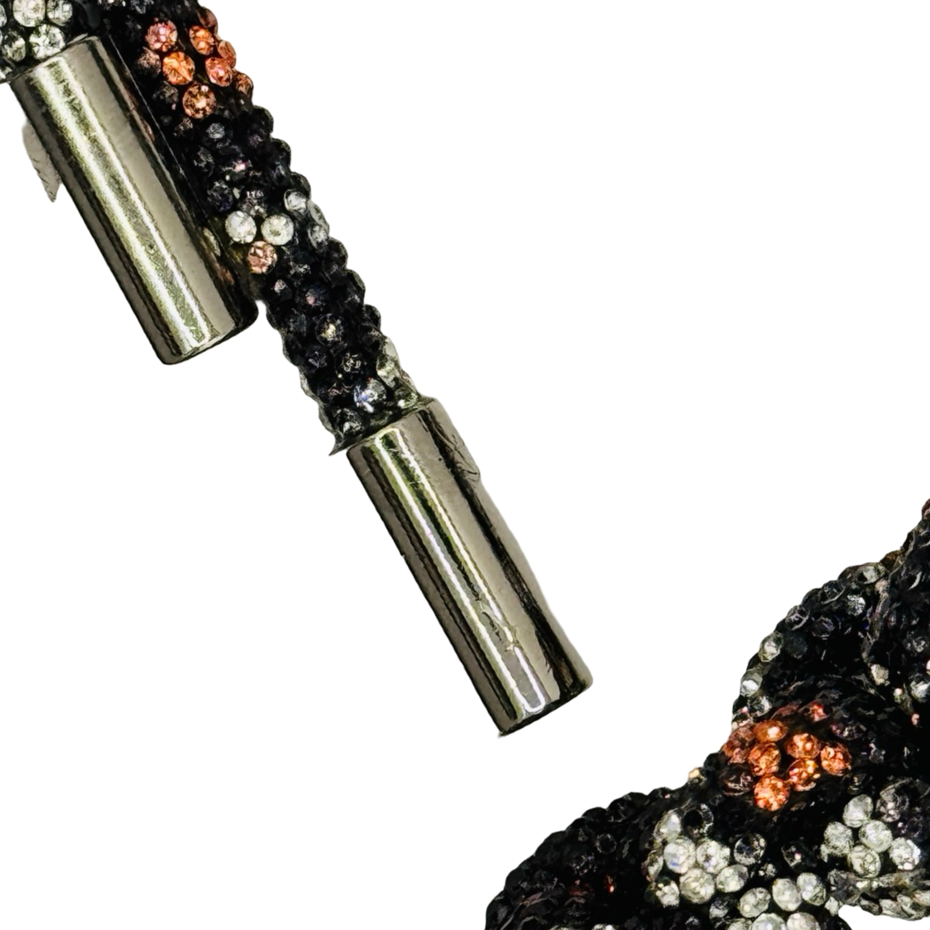 Animal Print Rhinestone Bag Strap