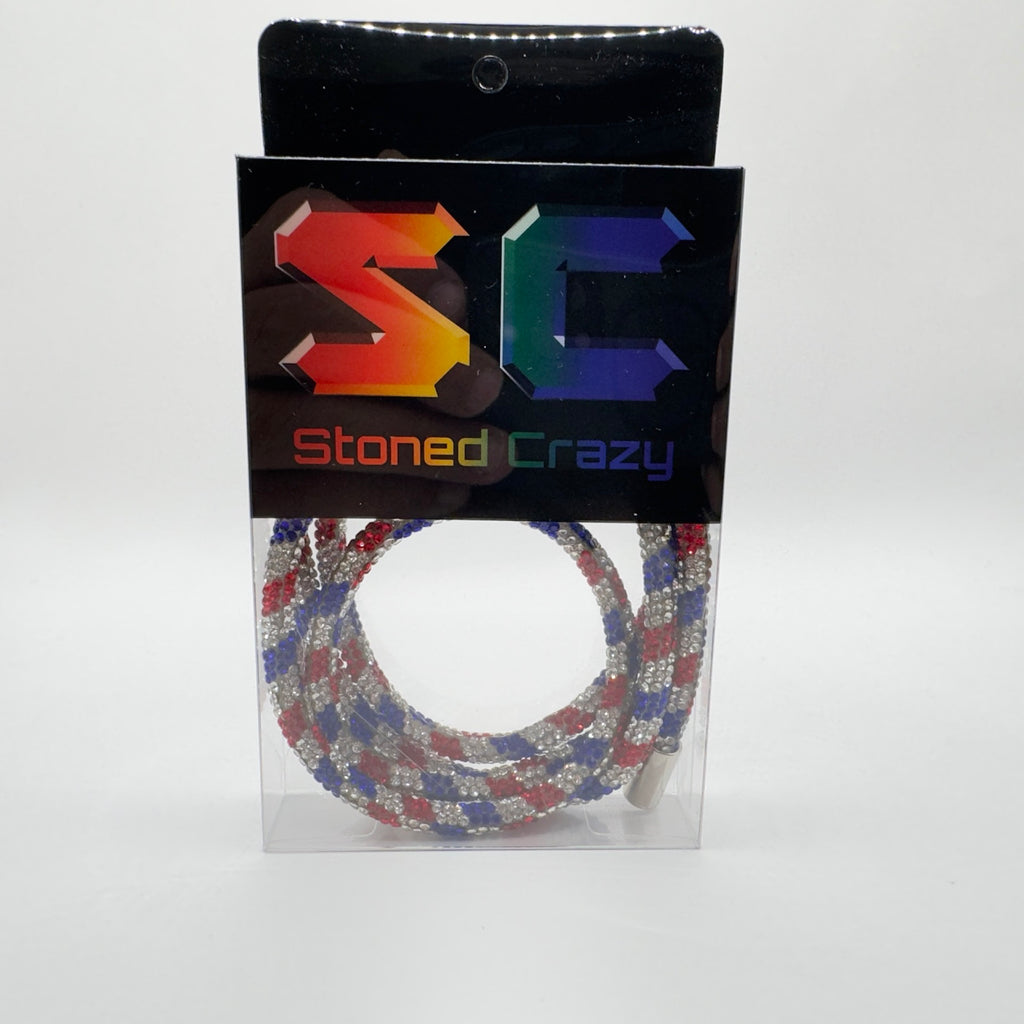 Red White Blue Rhinestone Rope Special Collection