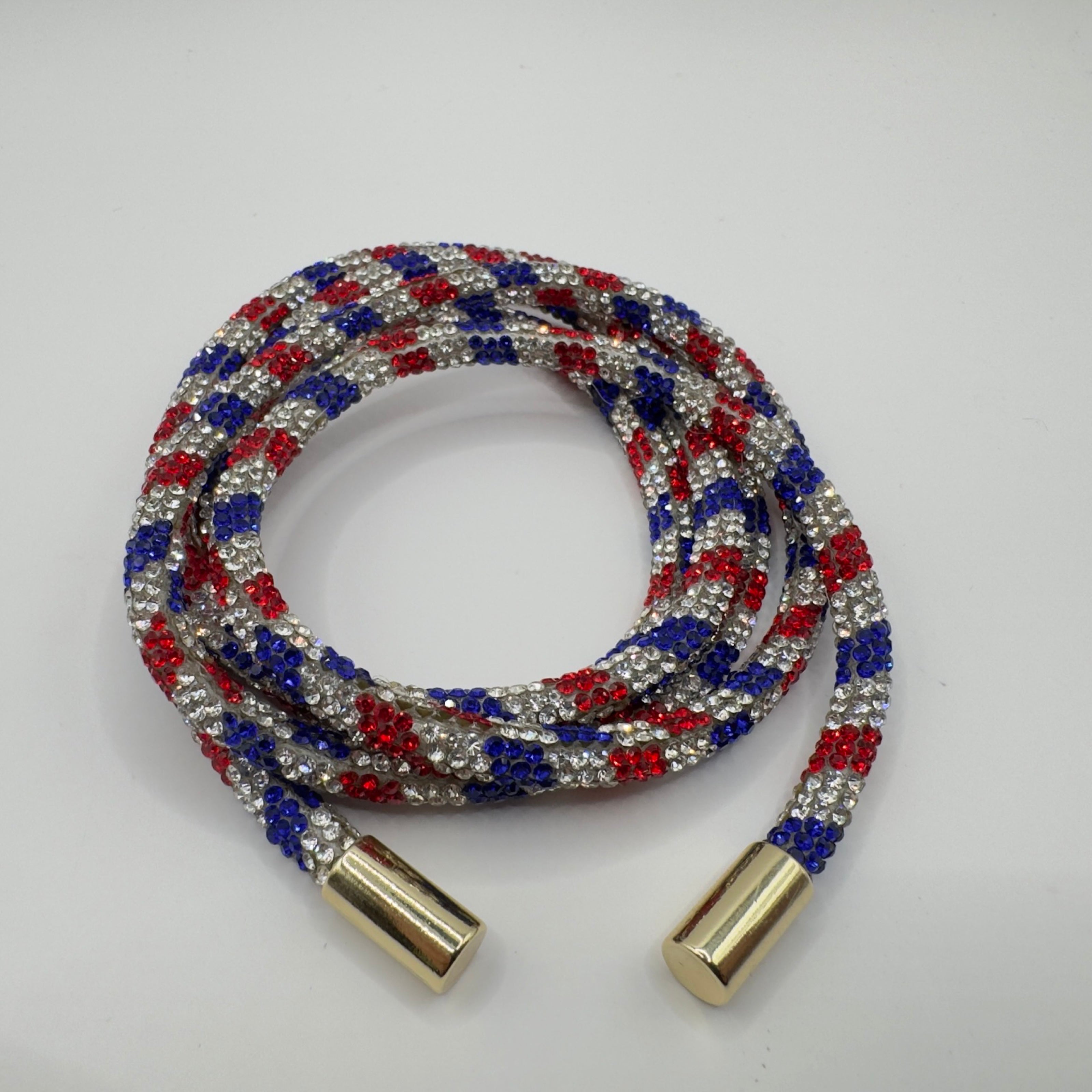 Red White Blue Rhinestone Rope Special Collection