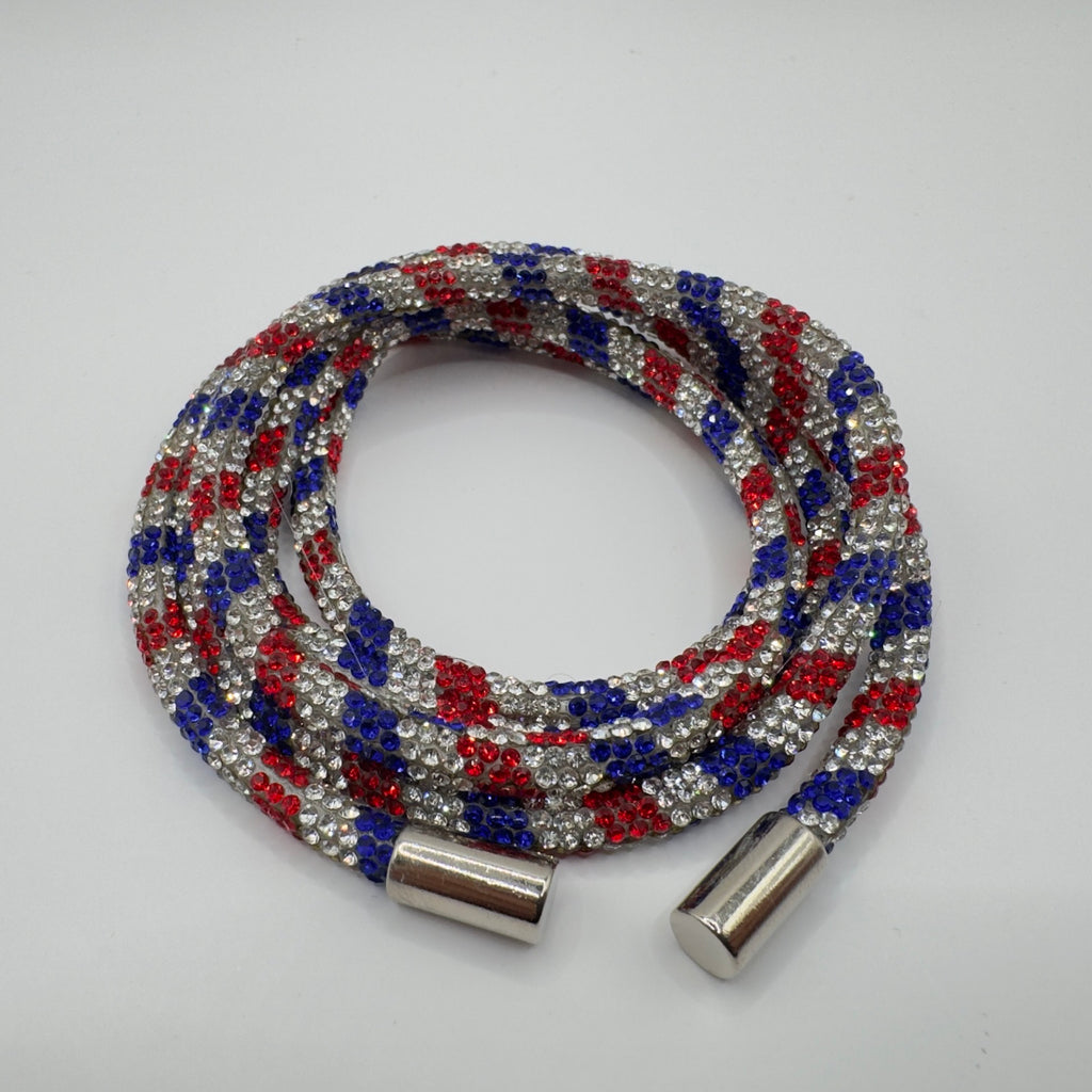 Red White Blue Rhinestone Rope Special Collection