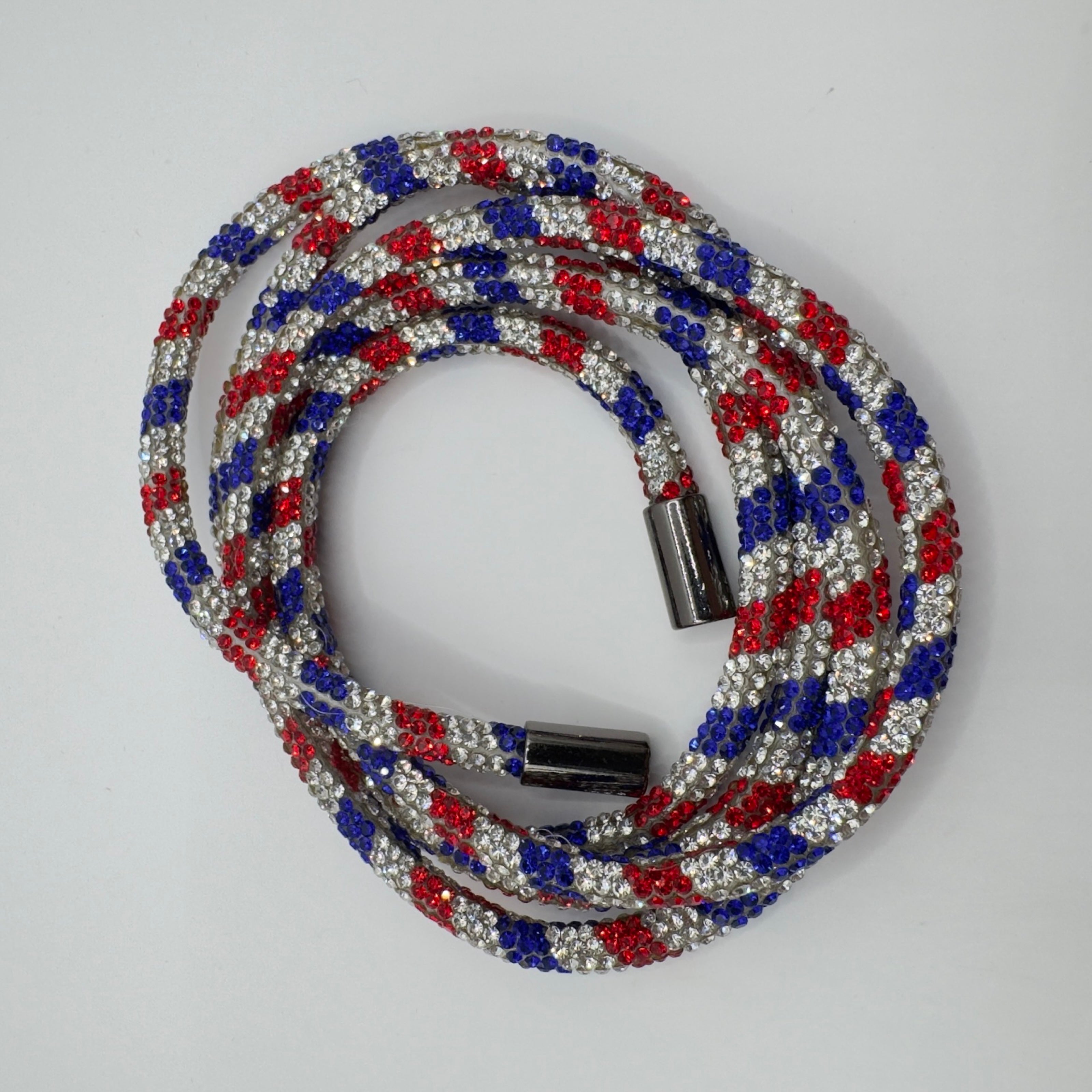 Red White Blue Rhinestone Rope Special Collection