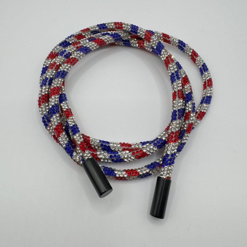 Red White Blue Rhinestone Rope Special Collection
