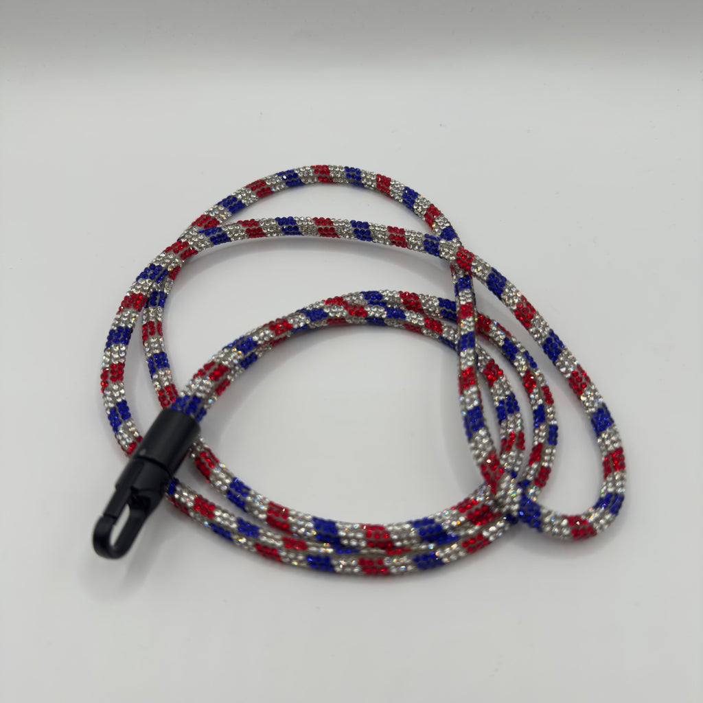 Red White Blue Rhinestone Rope Special Collection