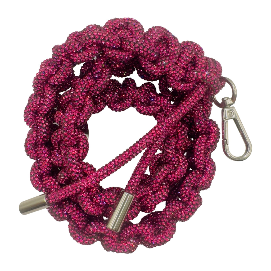Rose Rhinestone Bag Strap