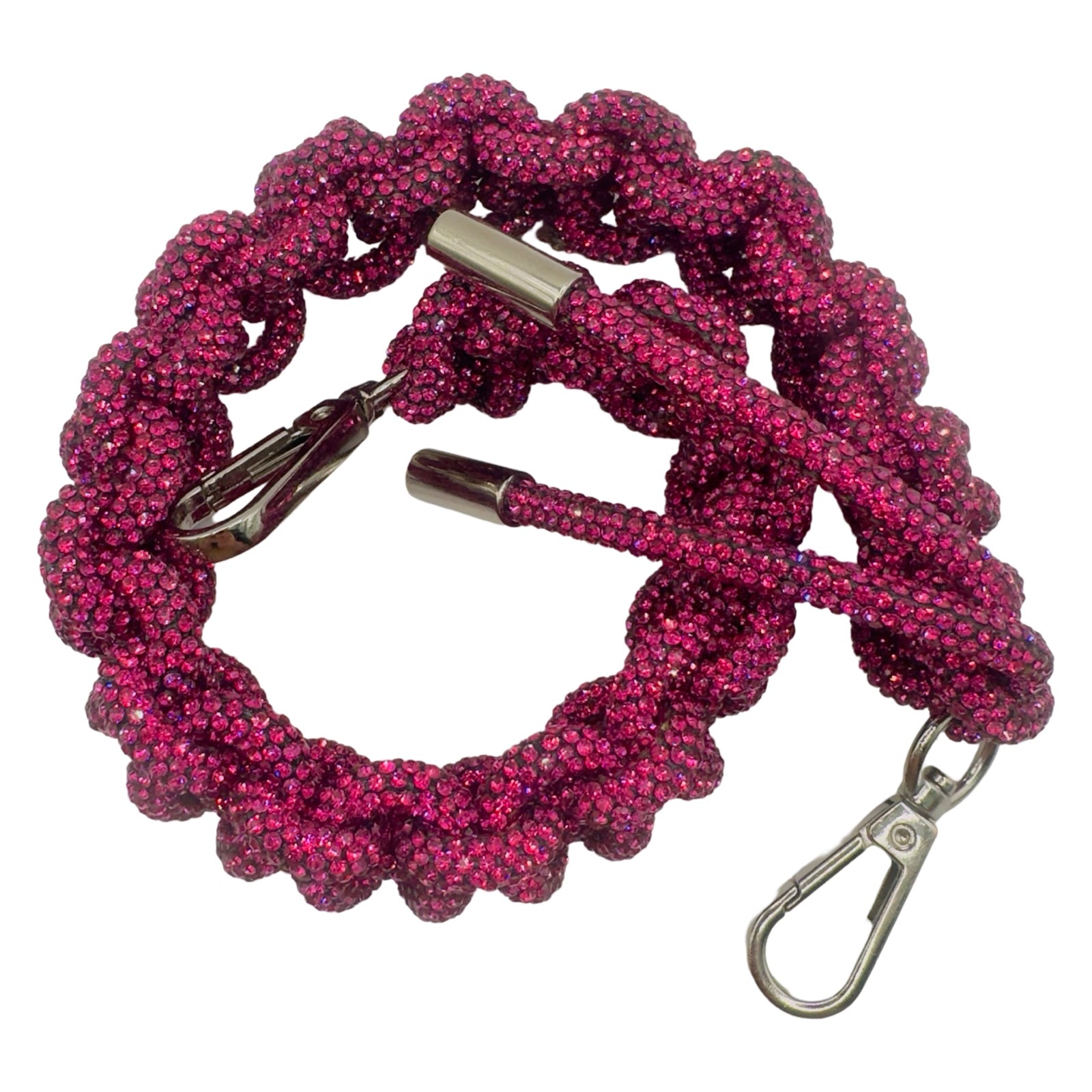 Rose Rhinestone Bag Strap