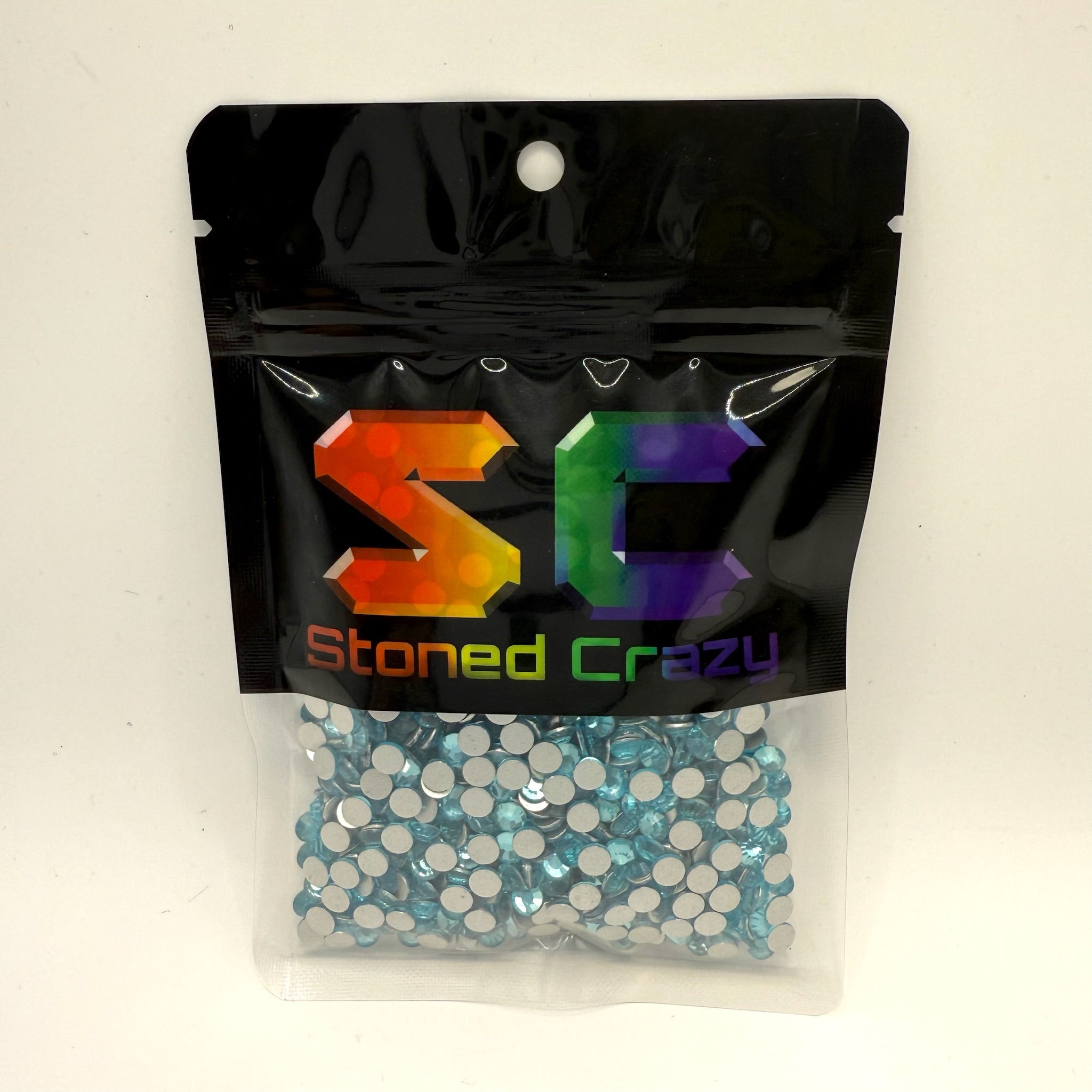 Aquamarine Non-Hotfix Glass Rhinestones