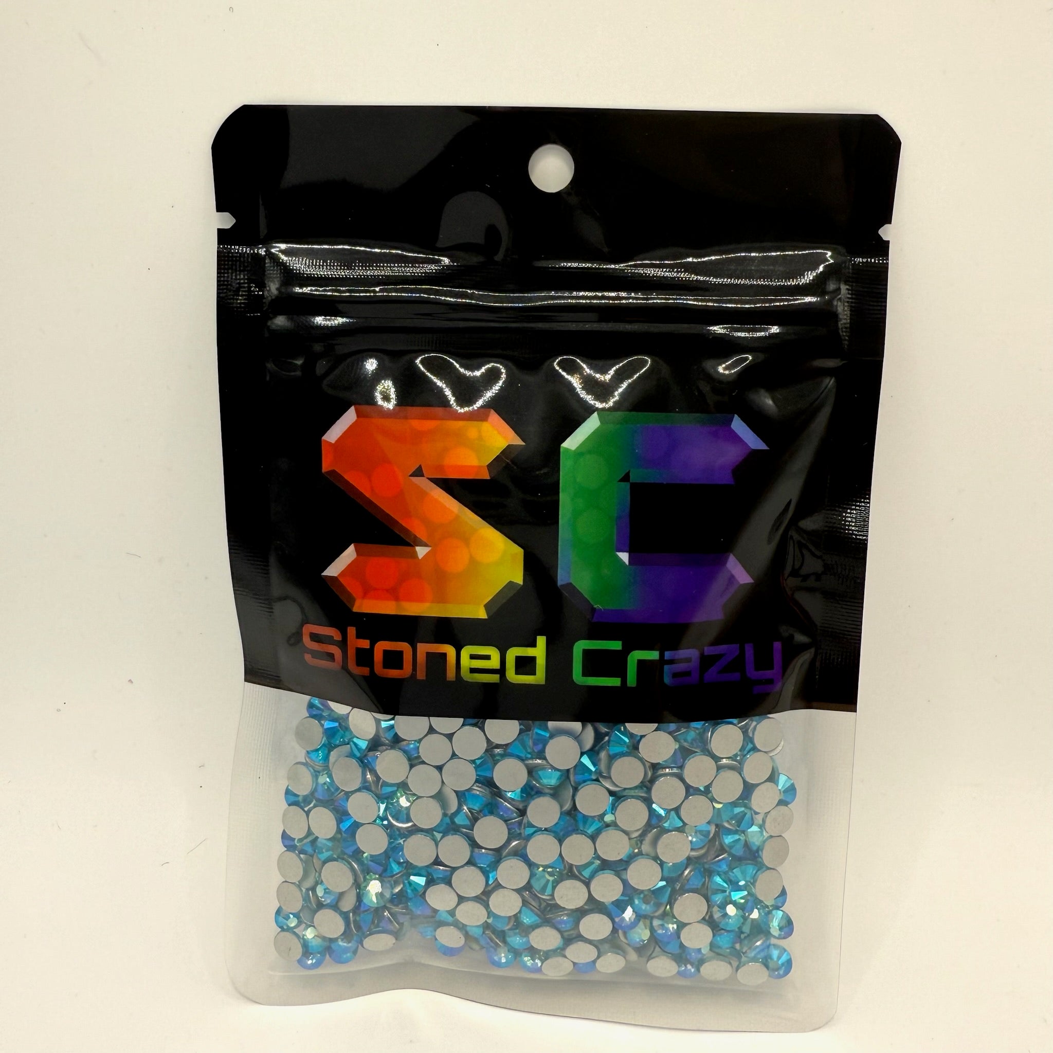 Aquamarine AB Non-Hotfix Glass Rhinestones