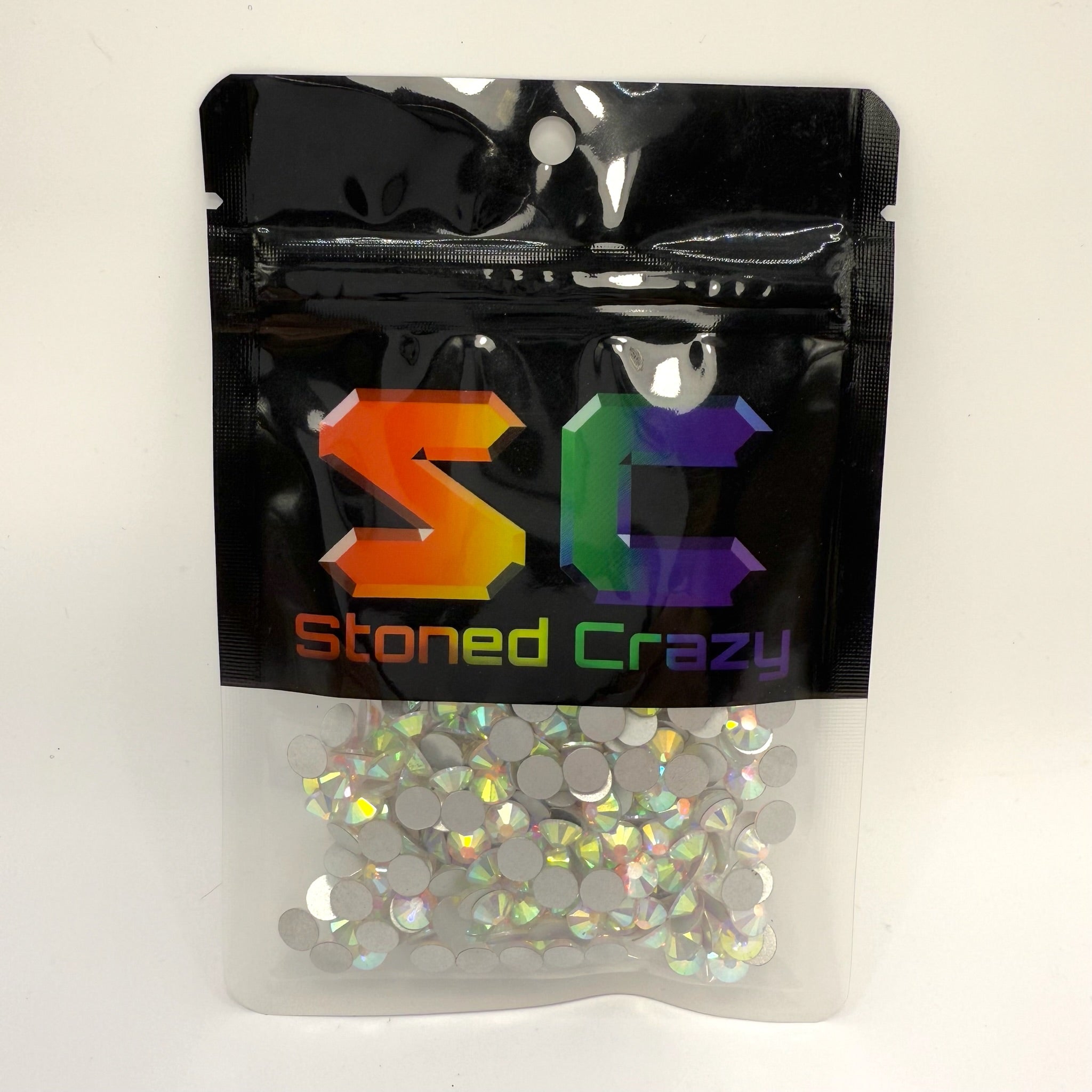 Crystal AB Non-Hotfix Glass Rhinestones