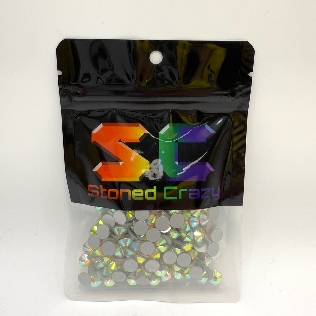 Crystal AB Non-Hotfix Glass Rhinestones