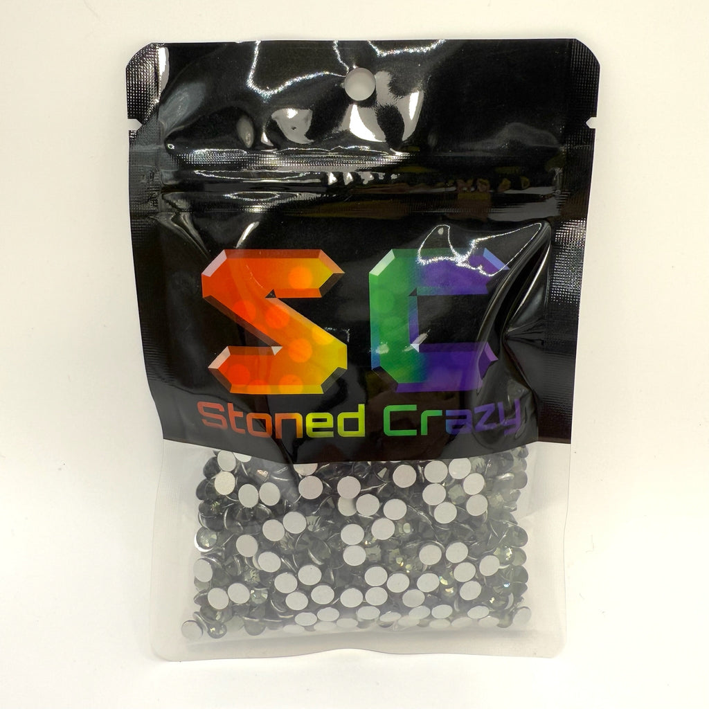 Black Diamond Non-Hotfix Glass Rhinestones
