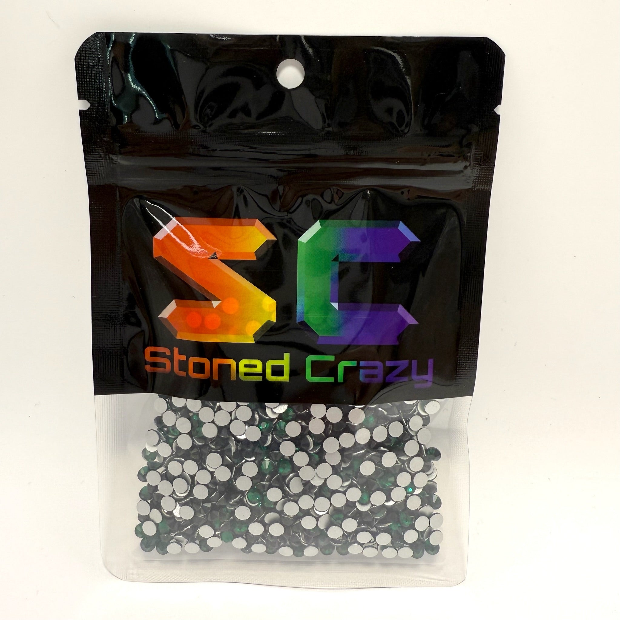 Emerald Non-Hotfix Glass Rhinestones