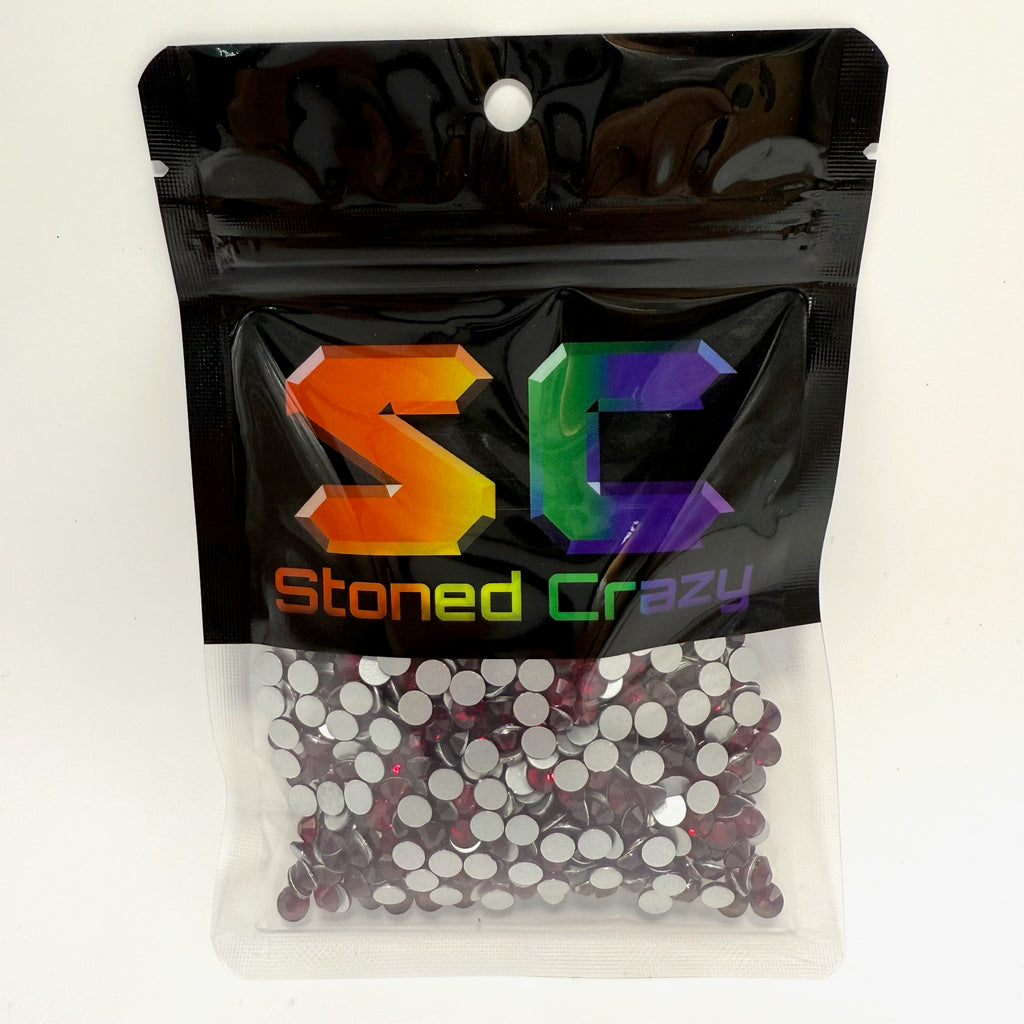 Dark Siam Non-Hotfix Glass Rhinestones