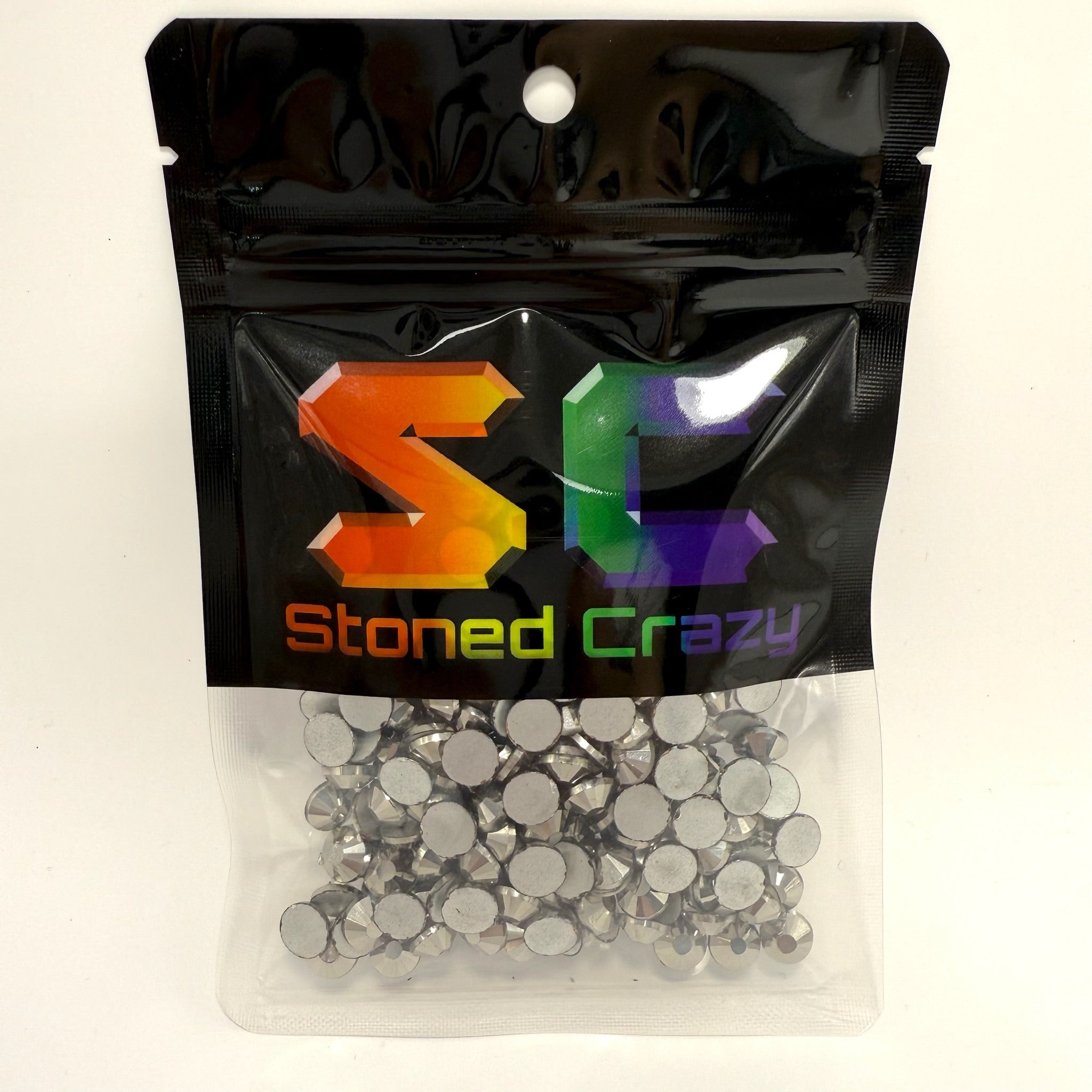 Hematite Non-Hotfix Glass Rhinestones