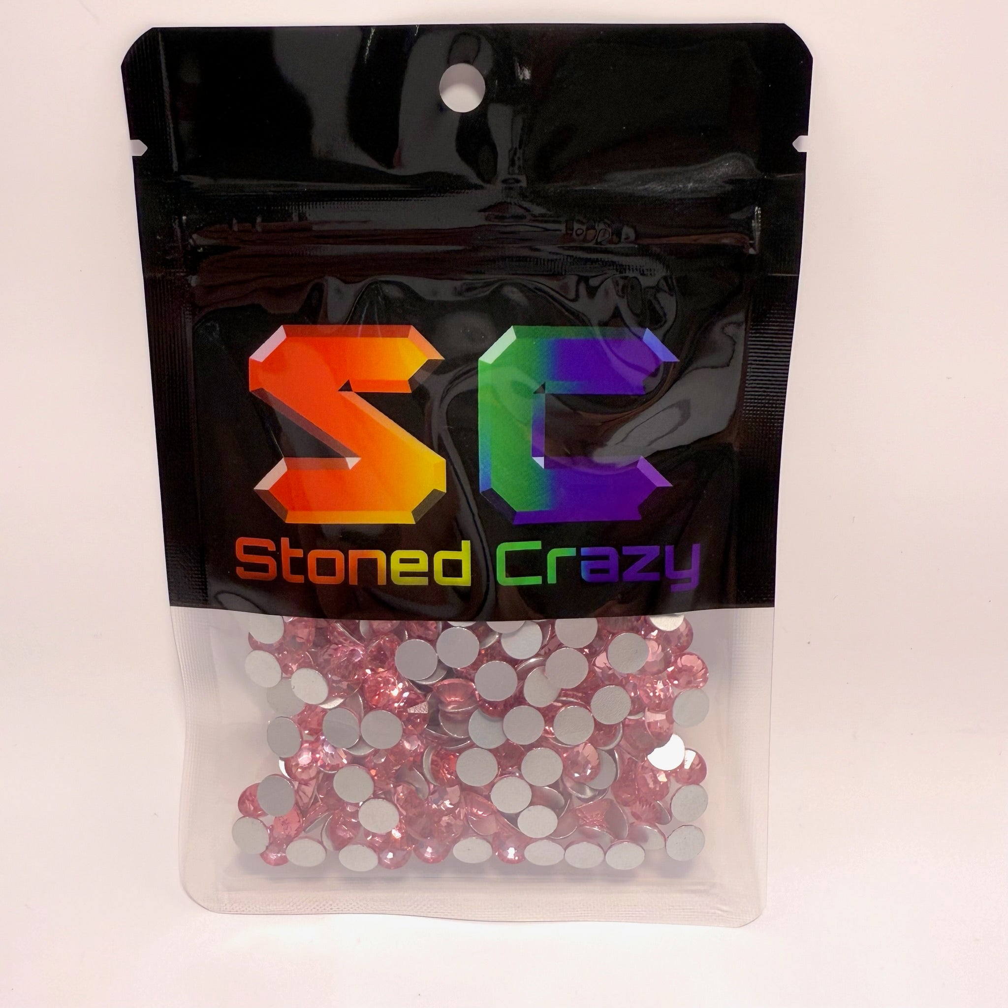 Light Pink Non-Hotfix Glass Rhinestones