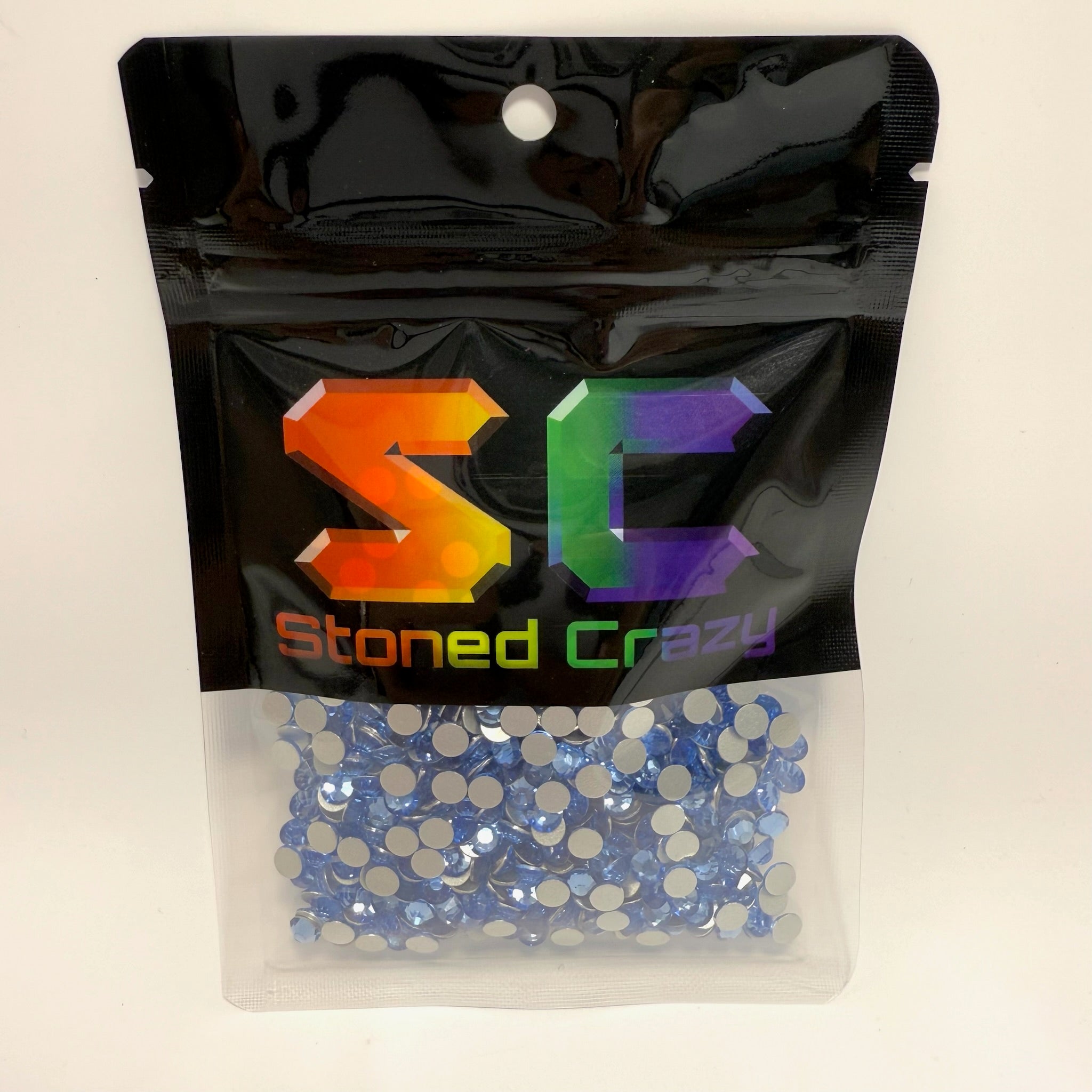 Light Sapphire Non-Hotfix Glass Rhinestones