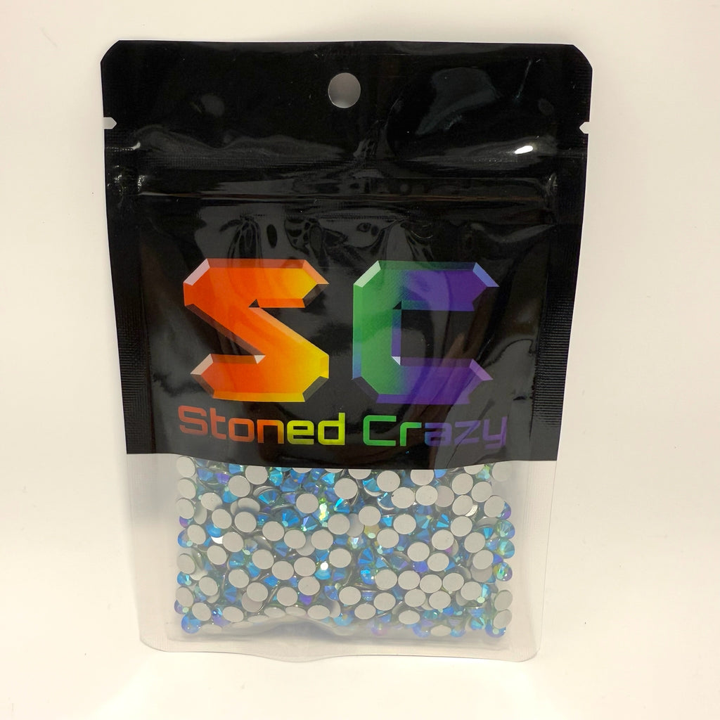 Light Peridot AB Non-Hotfix Glass Rhinestones