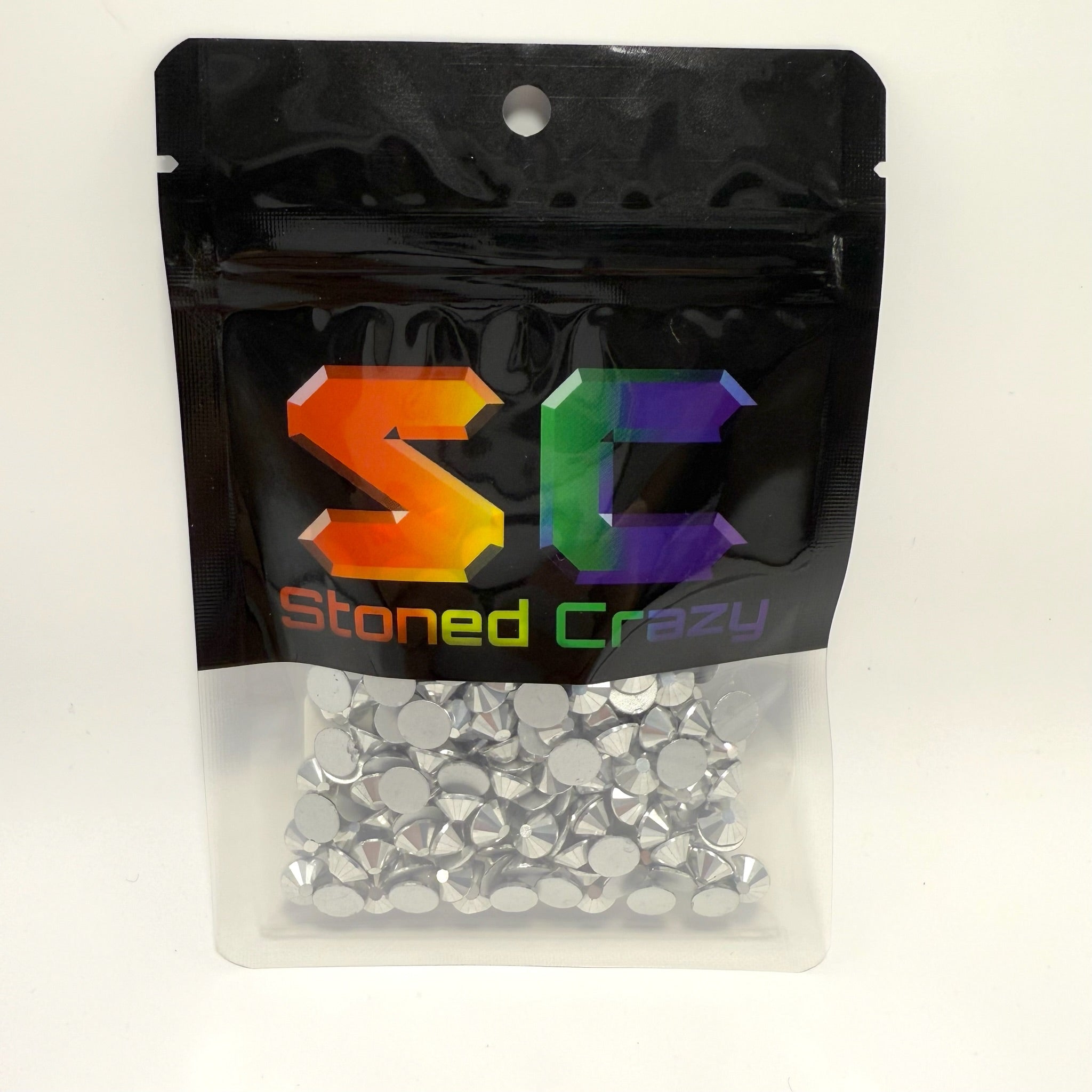 Mine Silver Non-Hotfix Glass Rhinestones