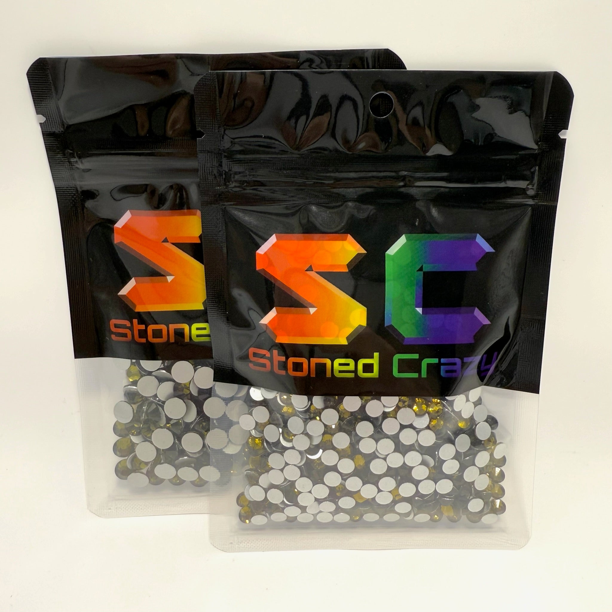 Olive Non-Hotfix Glass Rhinestones