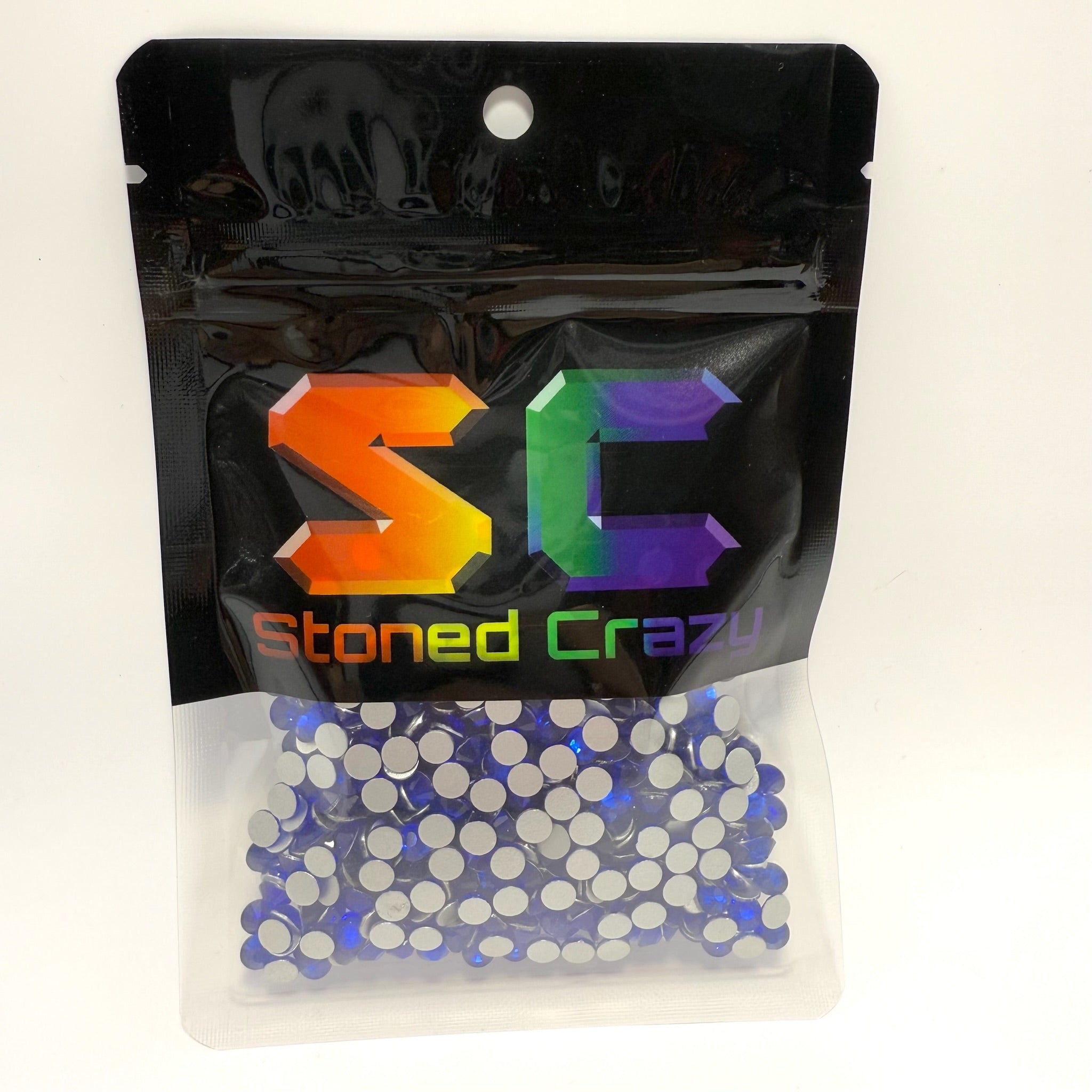 Sapphire Non-Hotfix Glass Rhinestones