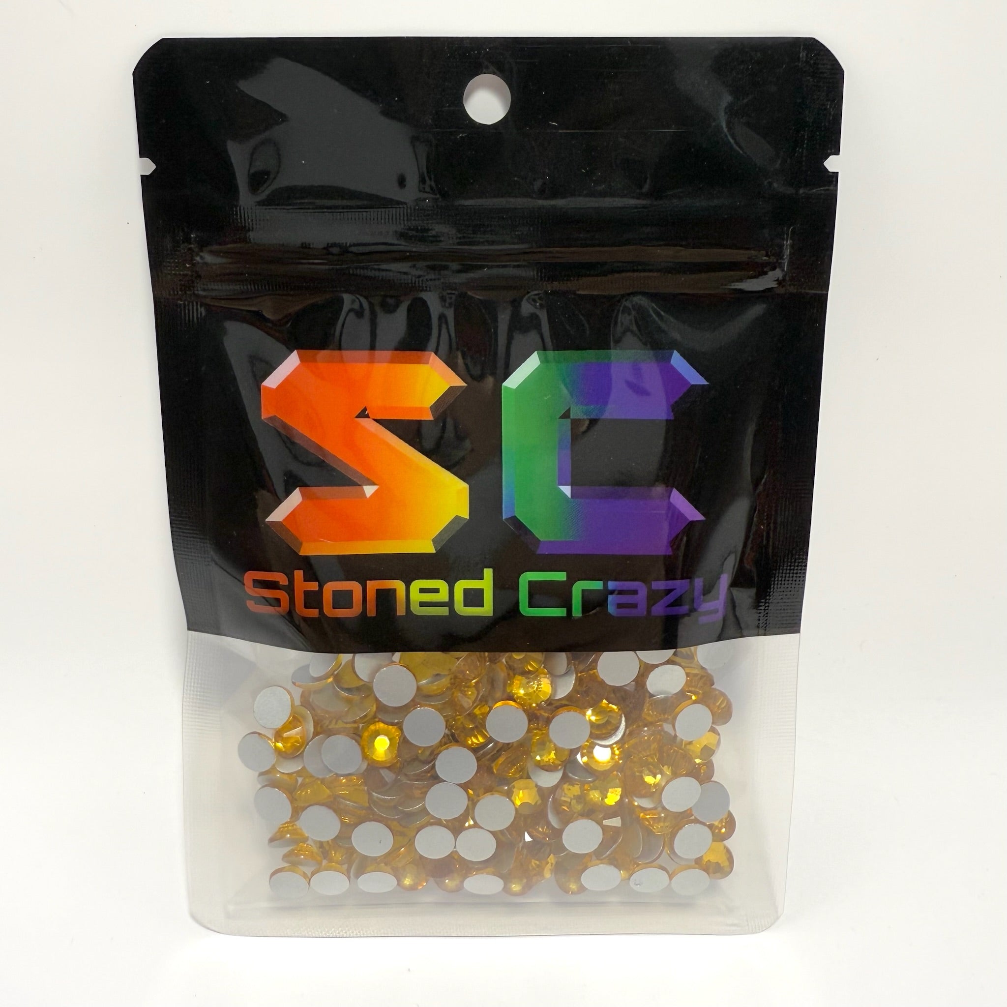 Topaz Non-Hotfix Glass Rhinestones