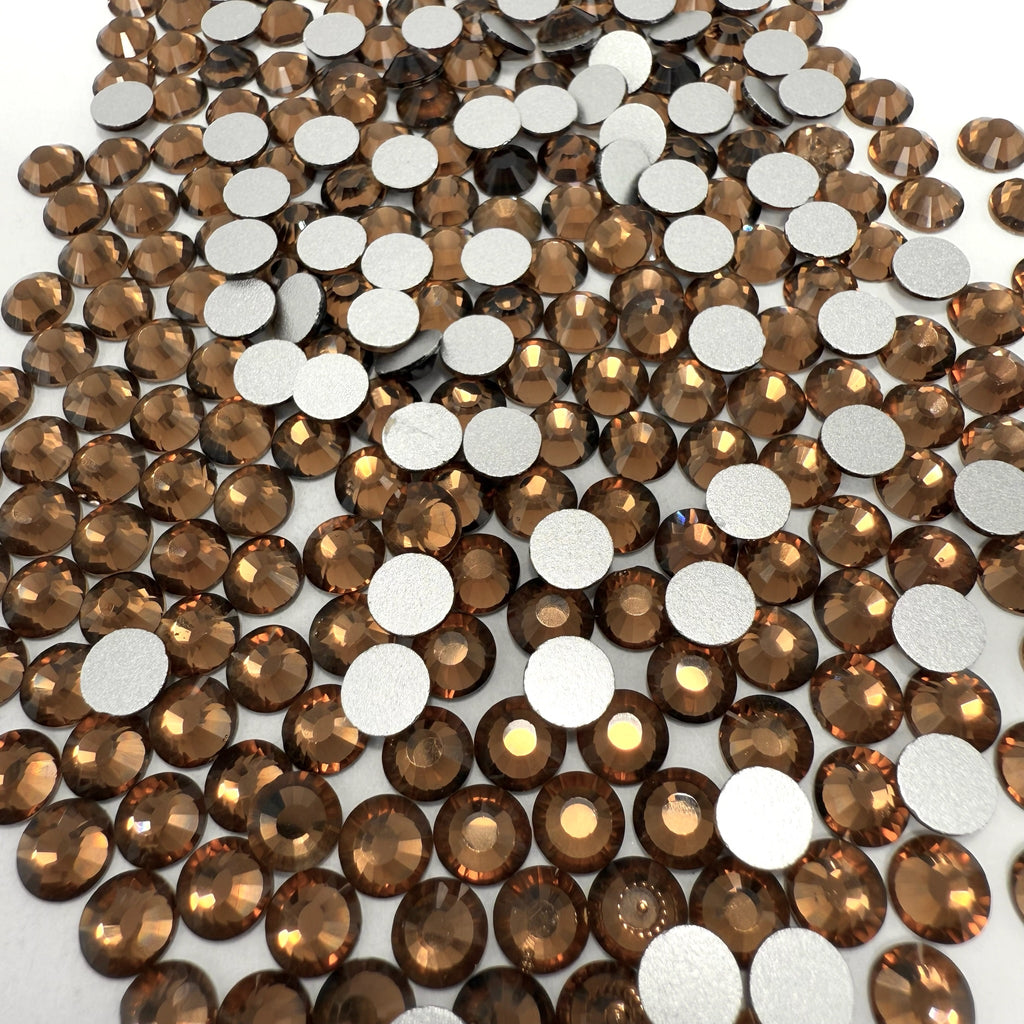 Smoked Topaz Non-Hotfix Glass Rhinestones
