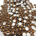 Smoked Topaz Non-Hotfix Glass Rhinestones
