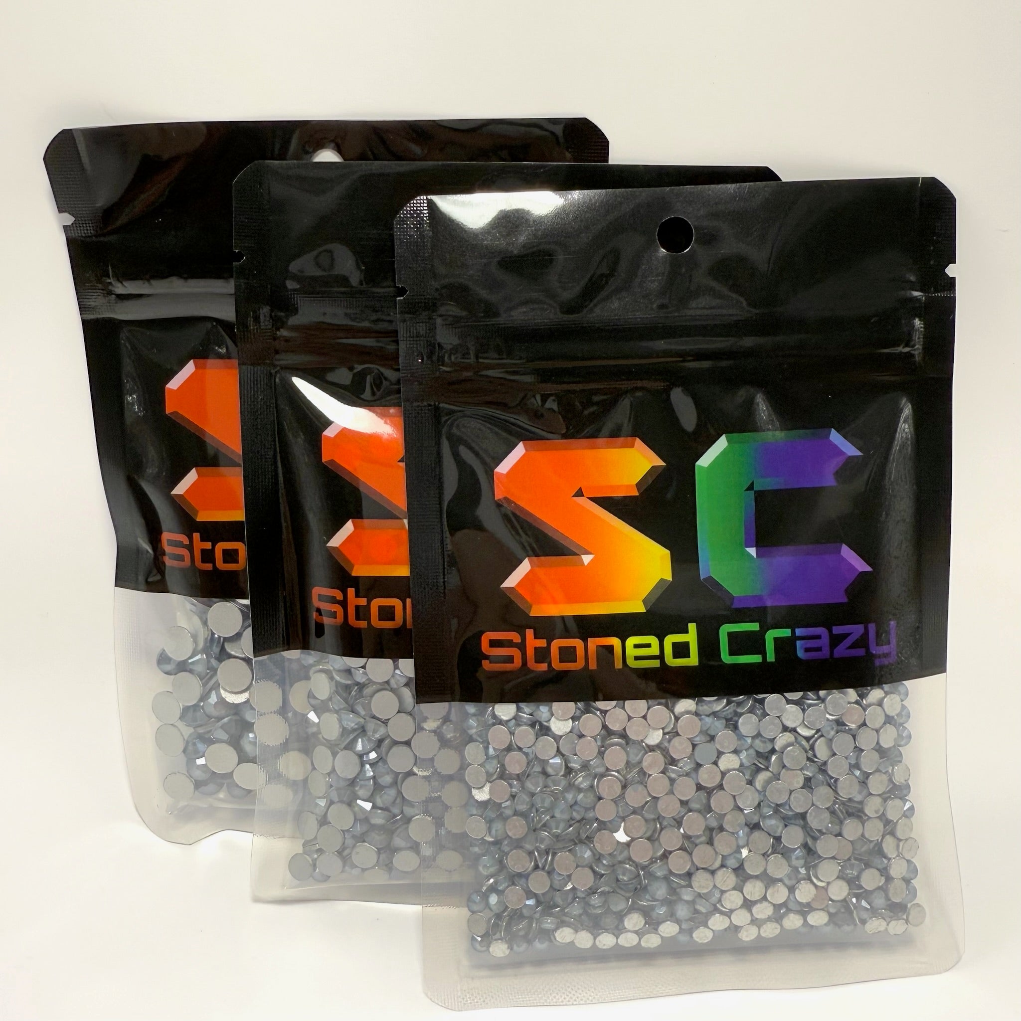 Light Grey Mocha Series Non-Hotfix Rhinestone