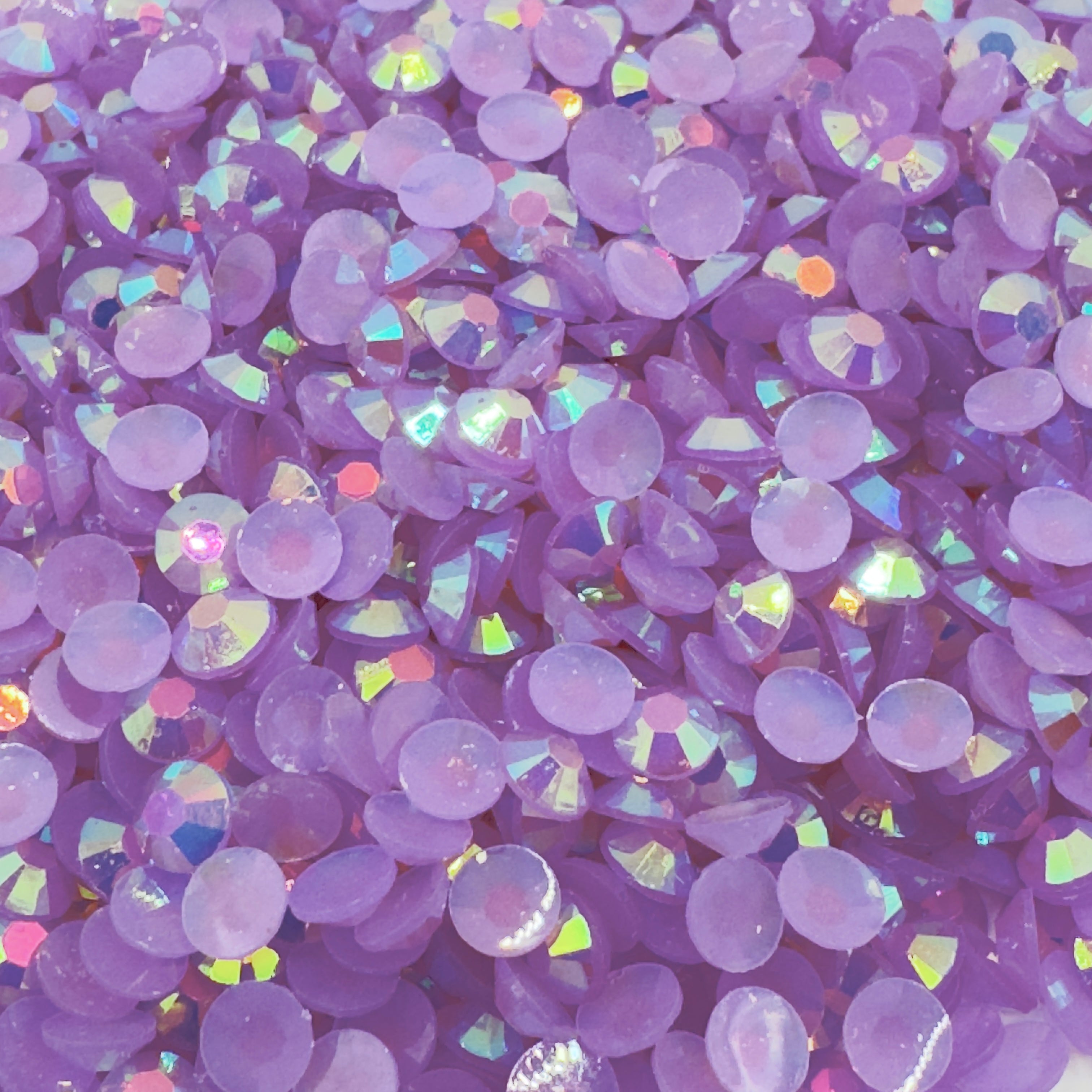 Light Amethyst AB Resin Rhinestones