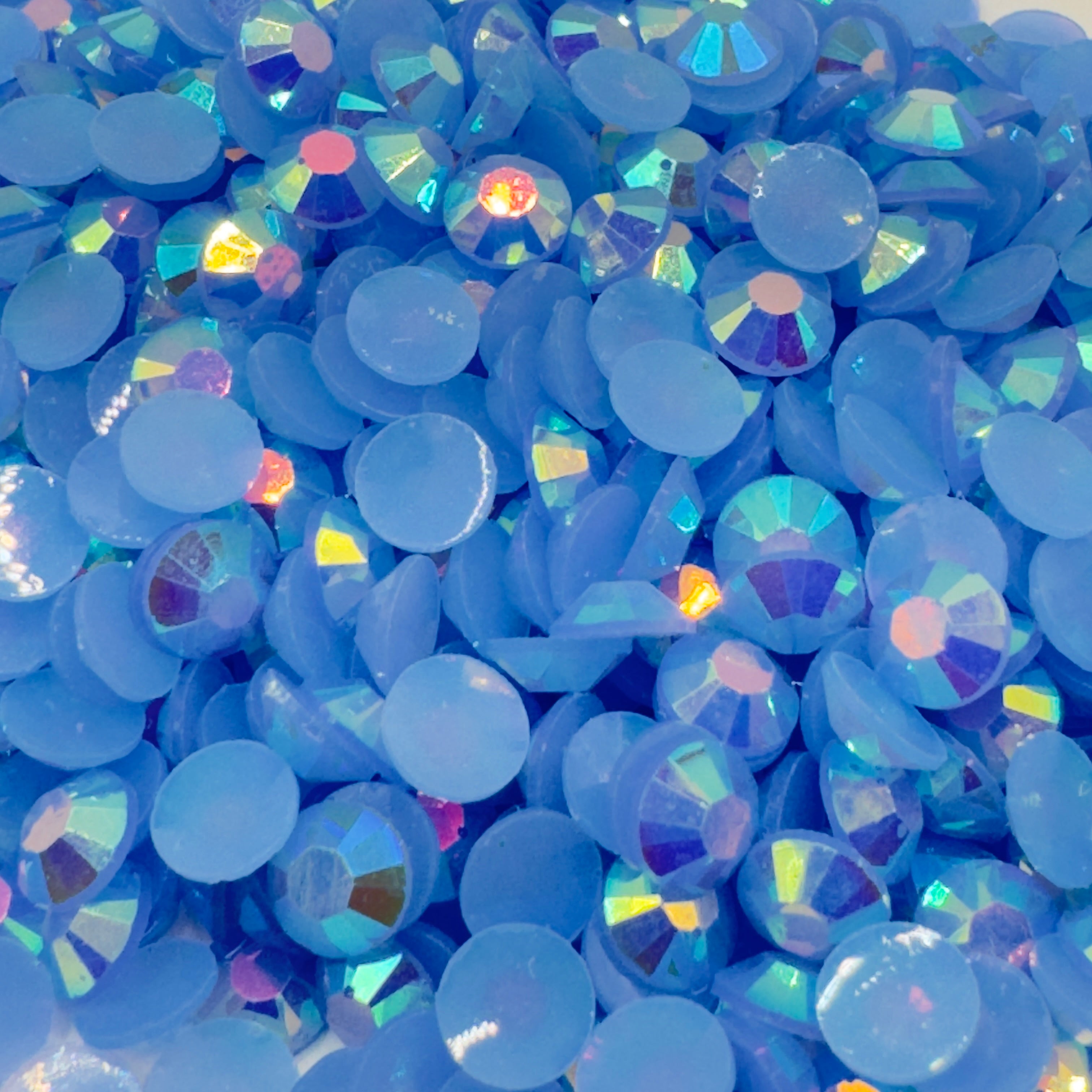 Light Sapphire AB Resin Rhinestones