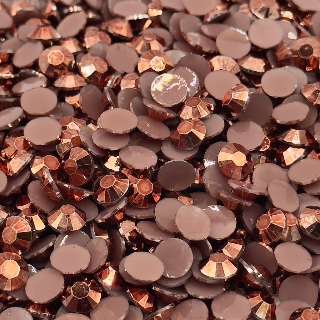 Rose Gold Resin Rhinestones