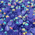 Sapphire AB Resin Rhinestones