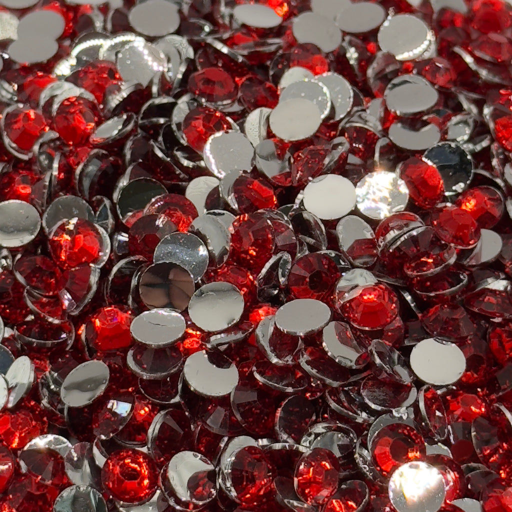 Siam Resin Silver Back Rhinestones