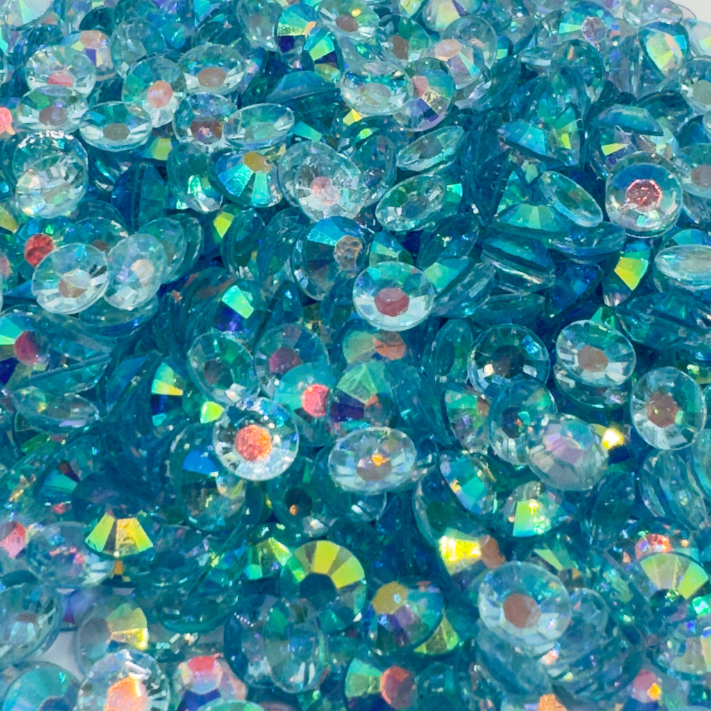 Light Sapphire AB Transparent Resin Rhinestones