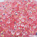 Pink AB Transparent Resin Rhinestones