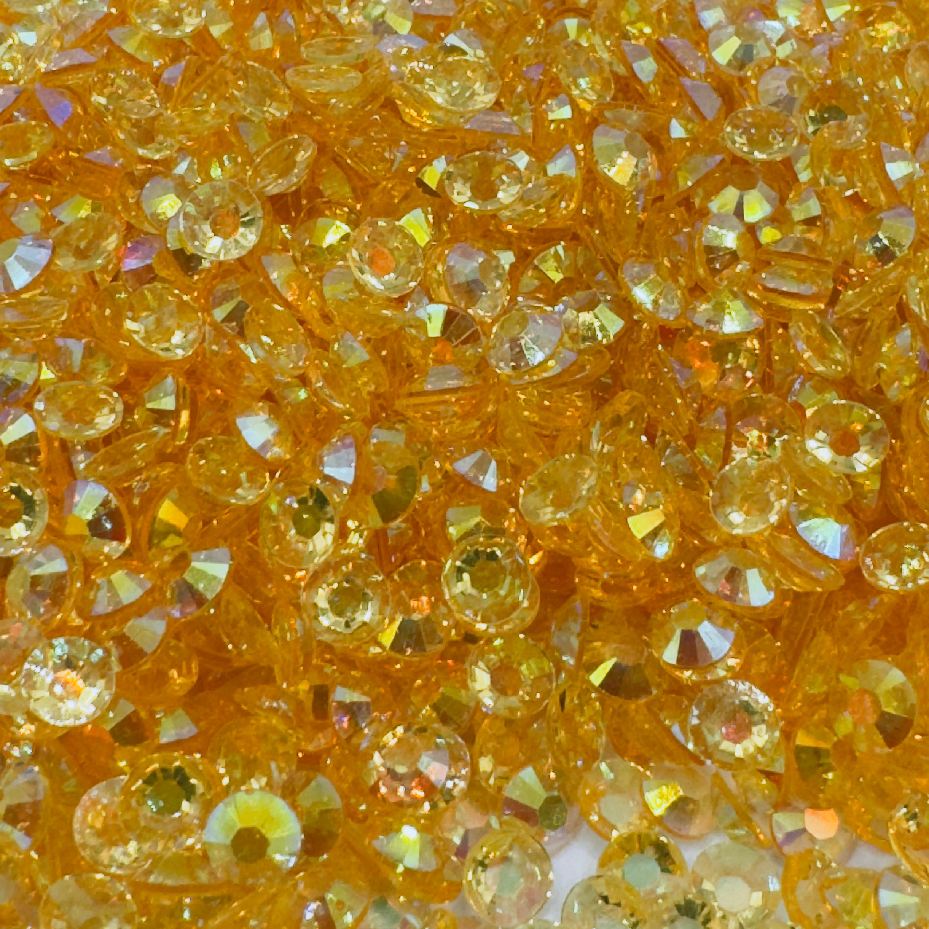 Topaz AB Transparent Resin Rhinestones