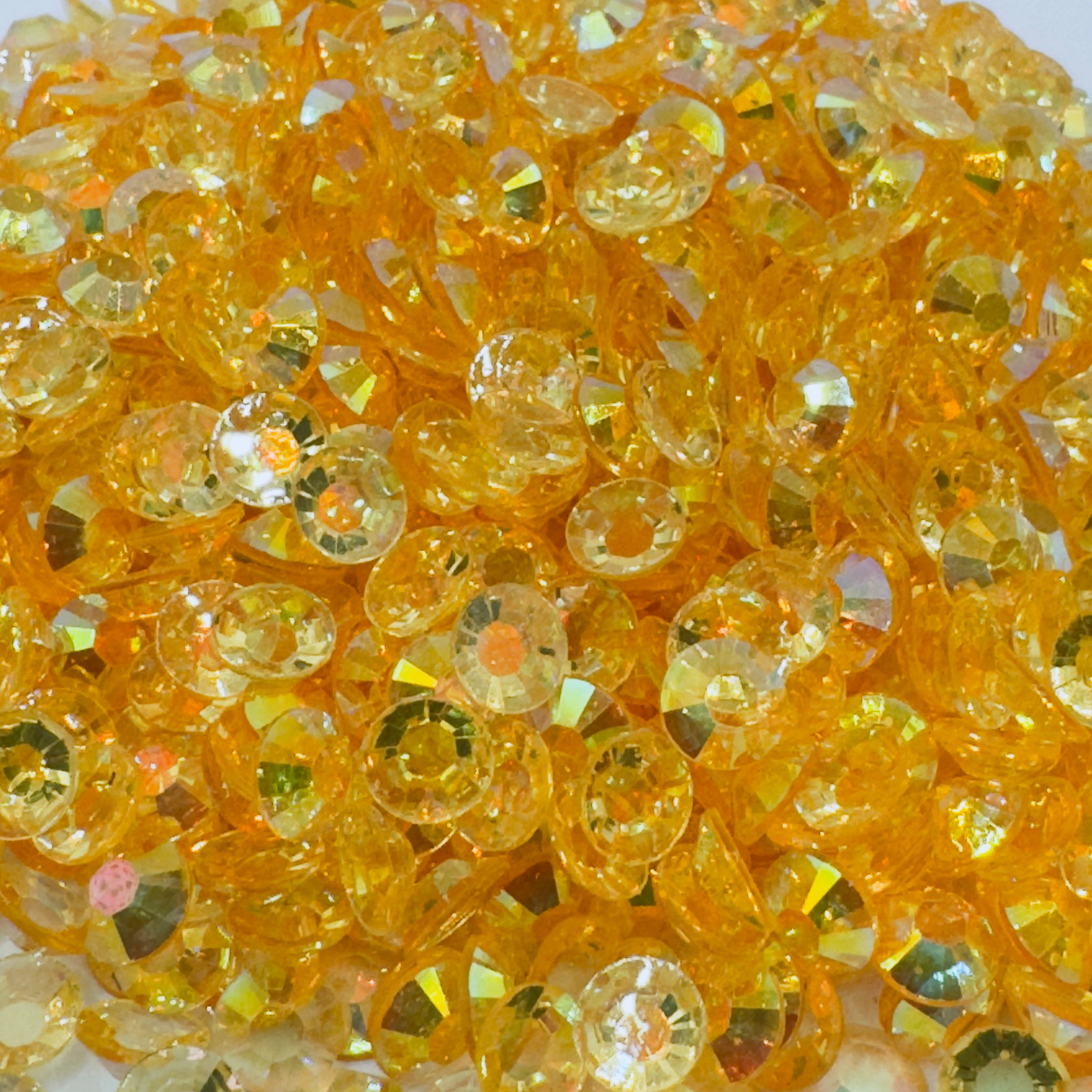 Topaz AB Transparent Resin Rhinestones